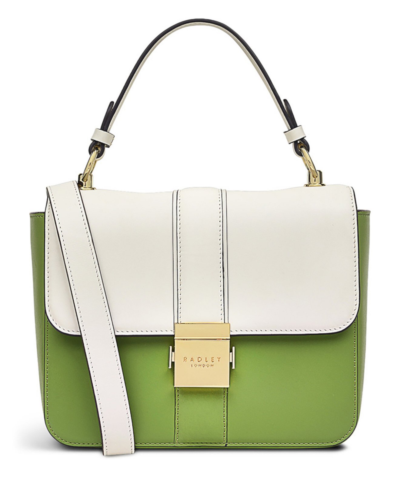 Hanley Close – Color Block Medium Flap Over Grab Handbag Radley London