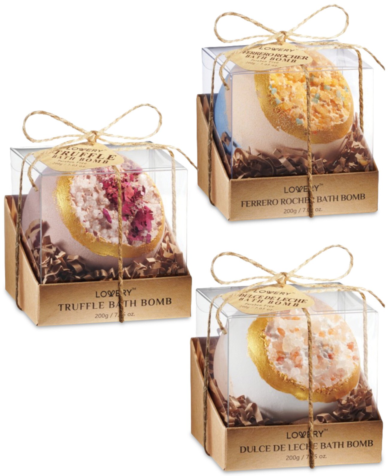 3-Pc. Coarse Sea Salt Bath Bomb Set Lovery