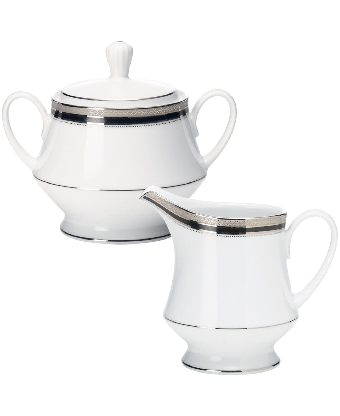 Austin Platinum Sugar Creamer Set Noritake