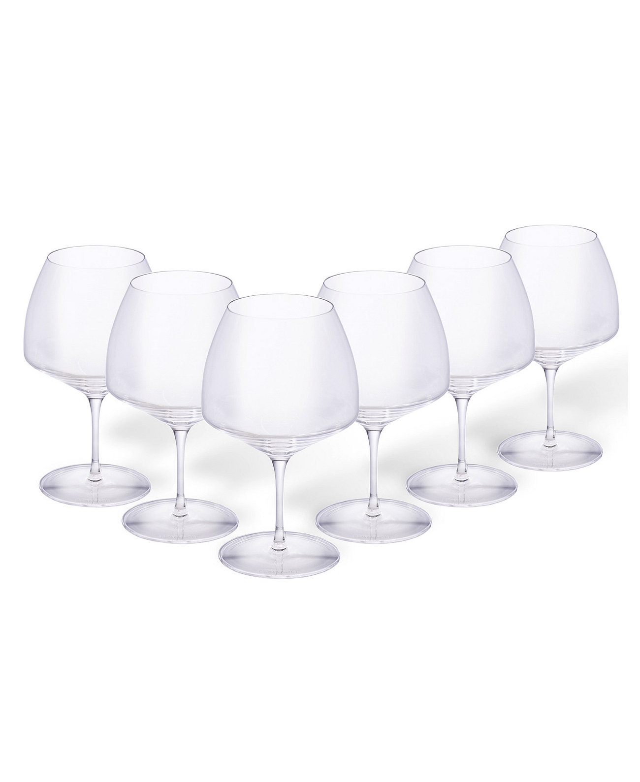 Burgundy Wine Glasses, Set of 6 Costa Nova