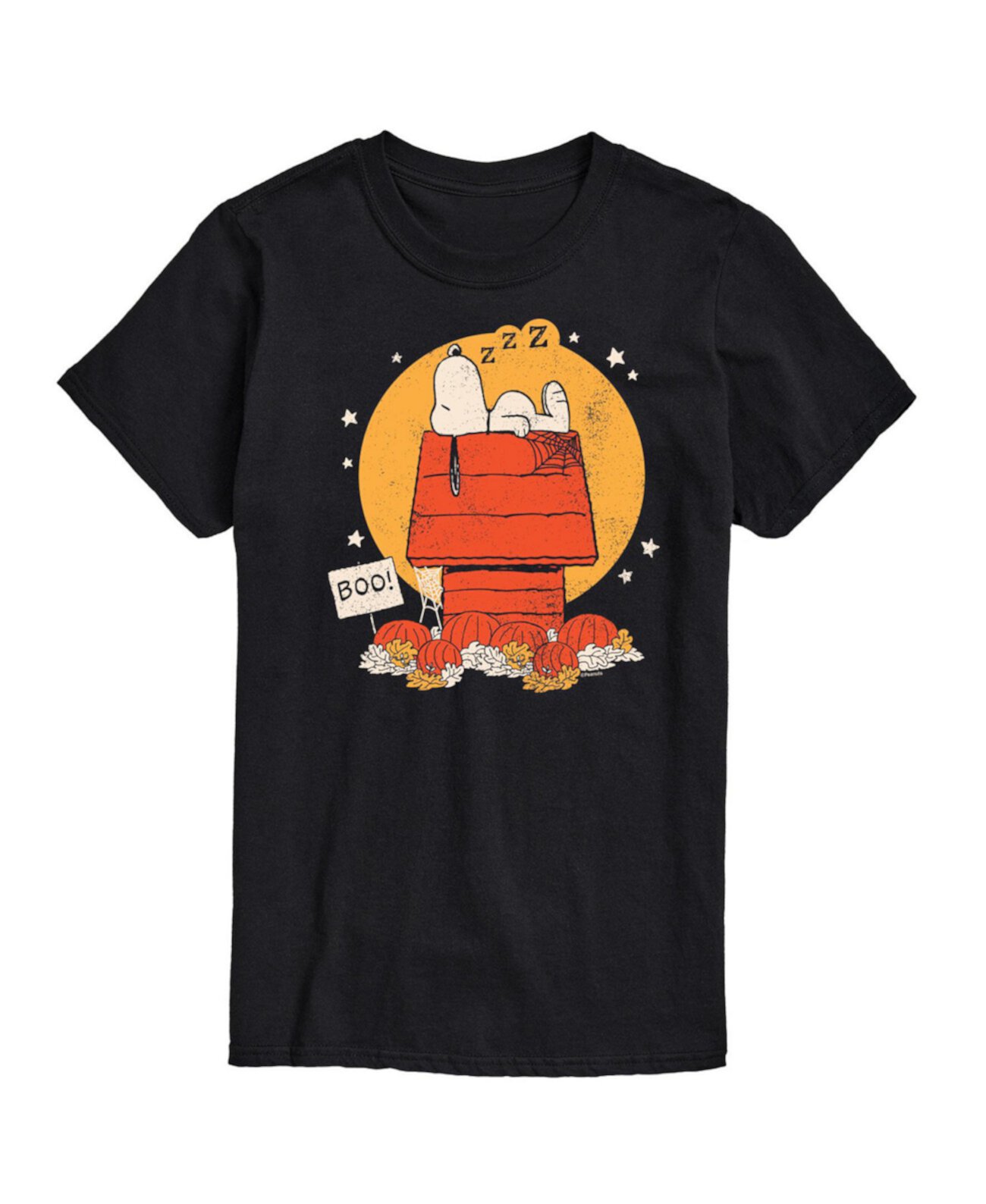 Hybrid Apparel Peanuts Boo Mens Short Sleeve Tee AIRWAVES