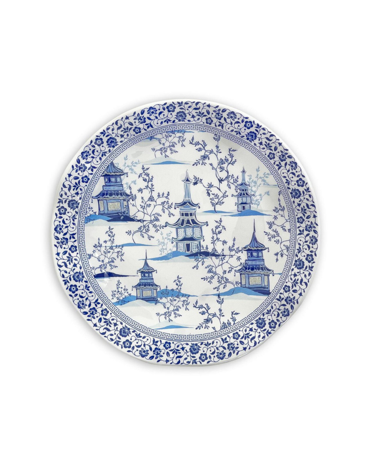 Pagoda Dinner Plates, Set of 4 Q Squared