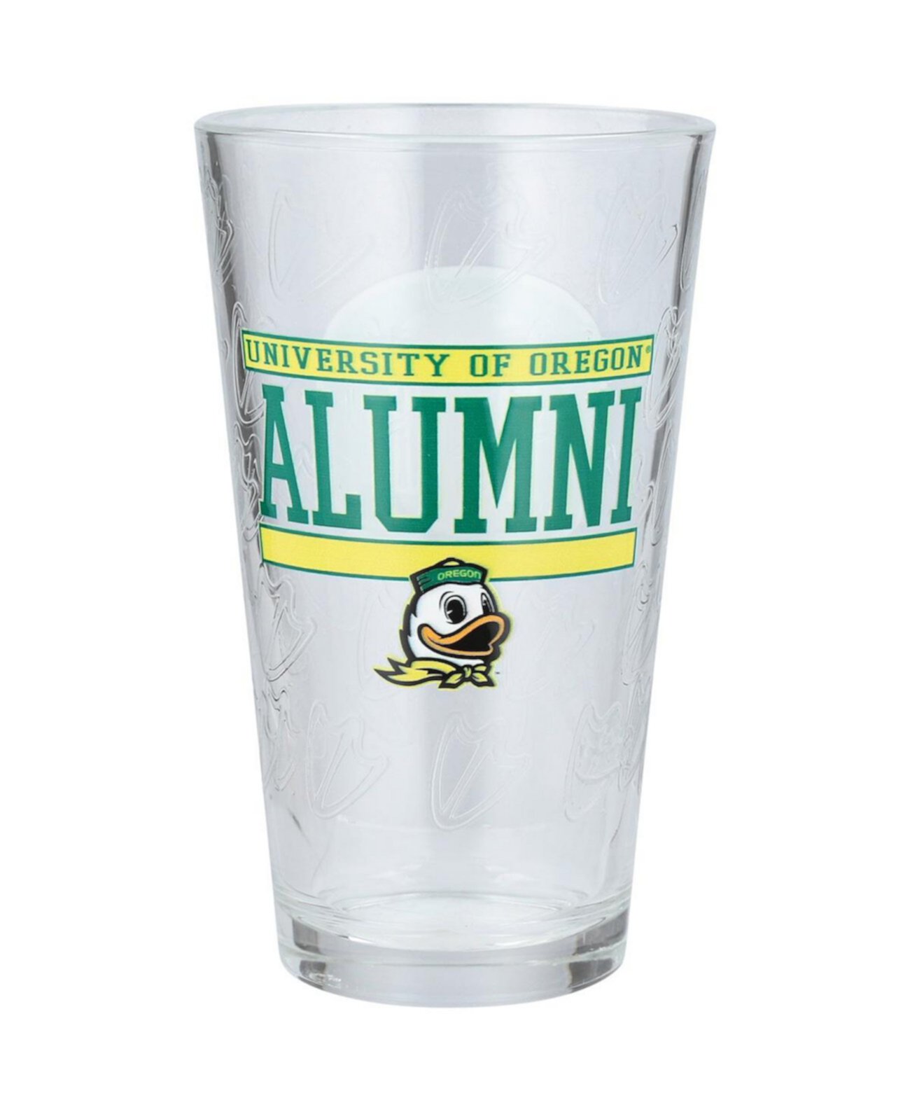 Oregon Ducks 16oz. Repeat Alumni Pint Glass Indigo Falls