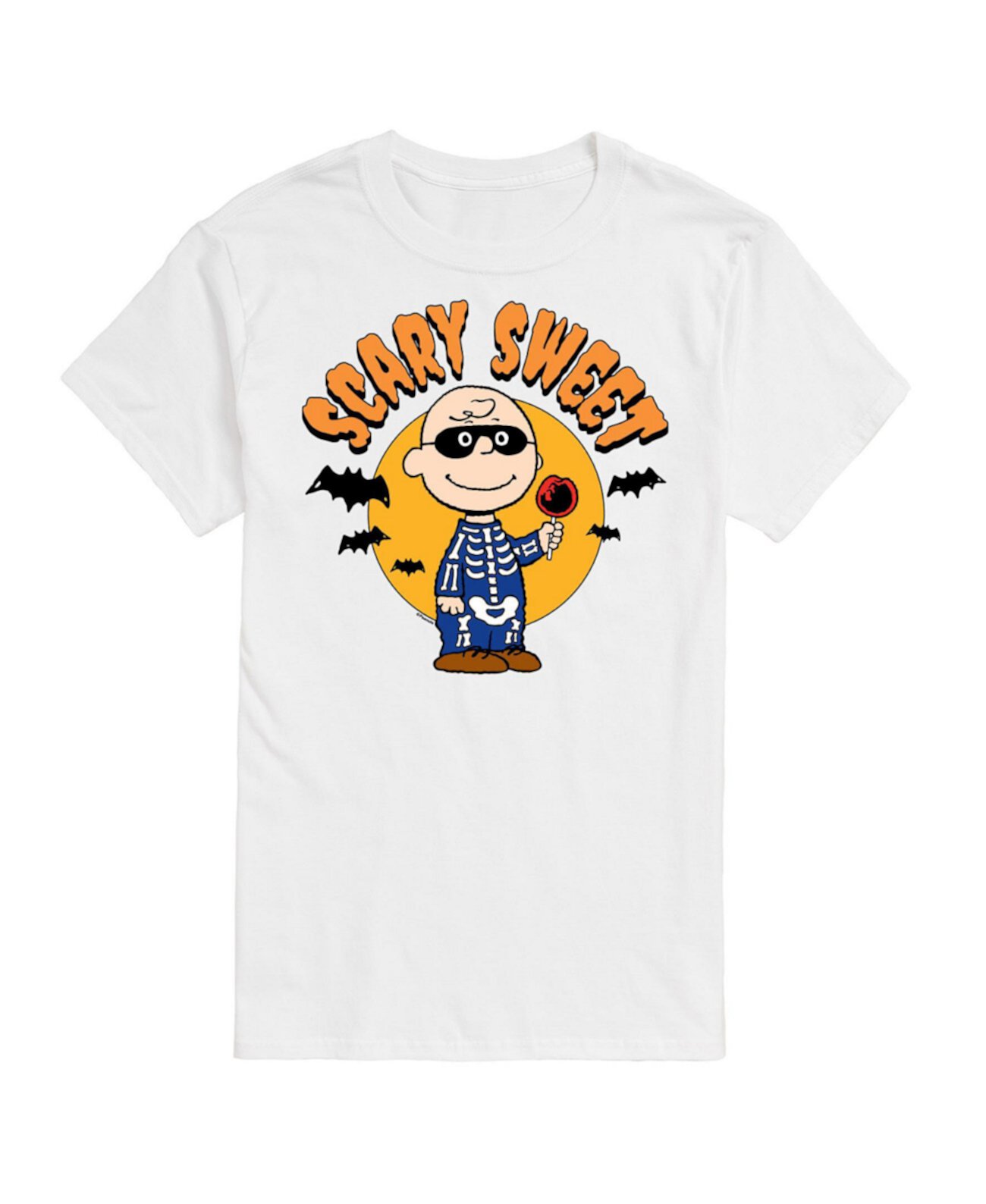 Hybrid Apparel Peanuts Scary Mens Short Sleeve Tee AIRWAVES