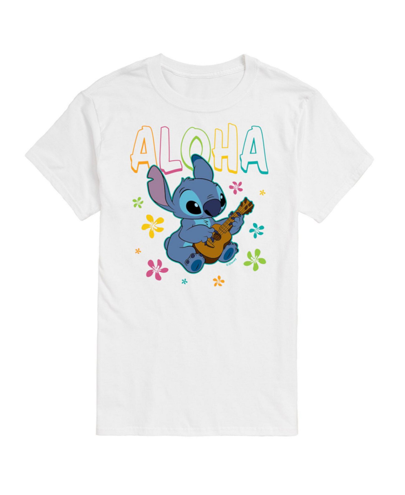 Hybrid Apparel Lilo and Stitch Mens Short Sleeve Tee AIRWAVES