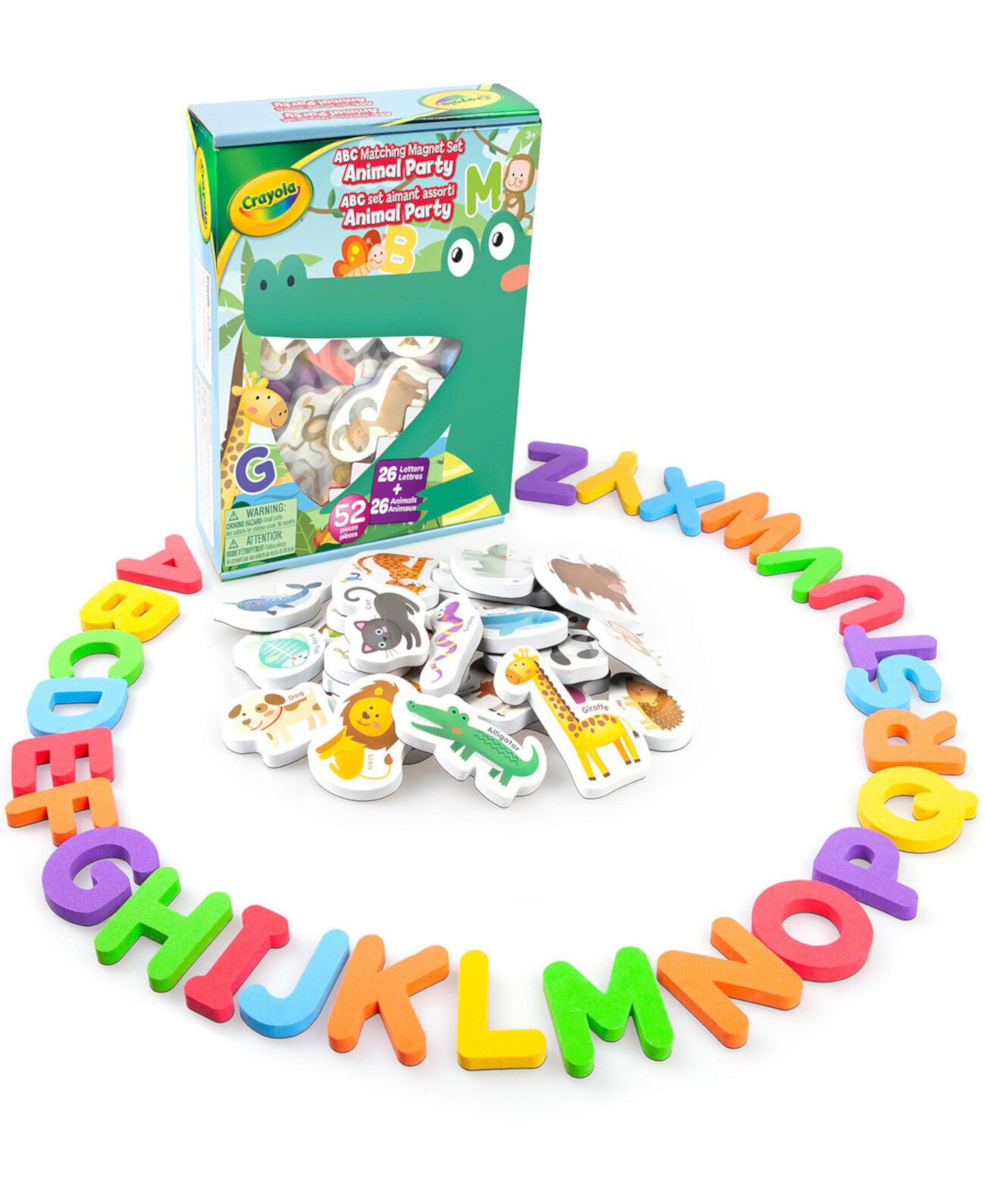 Игра Crayola ABC Matching Magnet Set - Animal Party Crayola