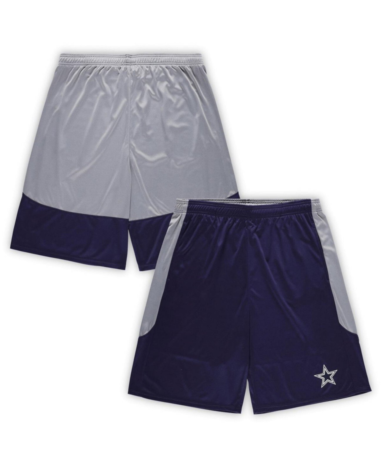 Men's Navy Dallas Cowboys Big Tall Team Logo Shorts Fanatics