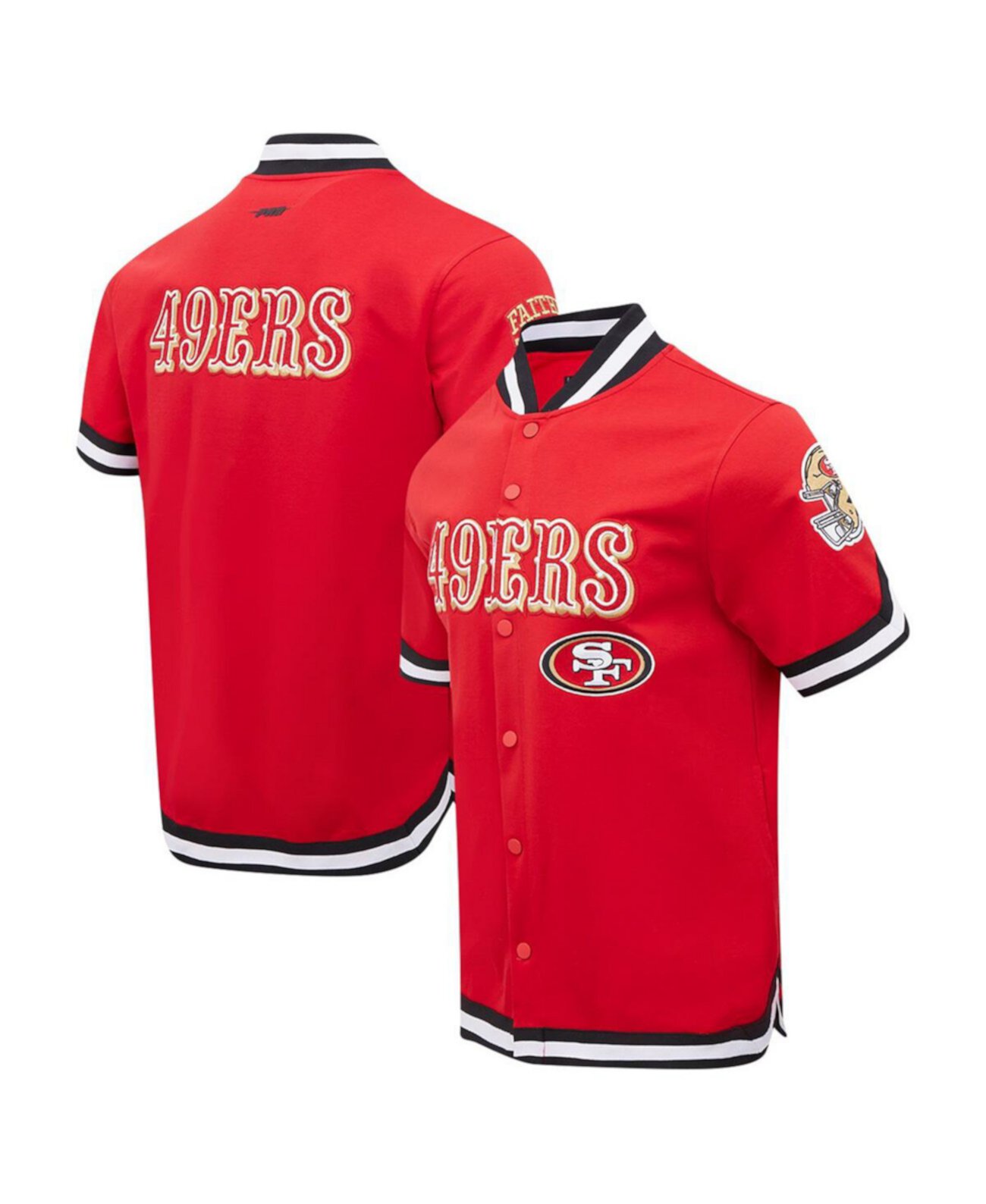 Мужская Куртка Pro Standard San Francisco 49ers Classic Warm-Up Full-Snap Pro Standard