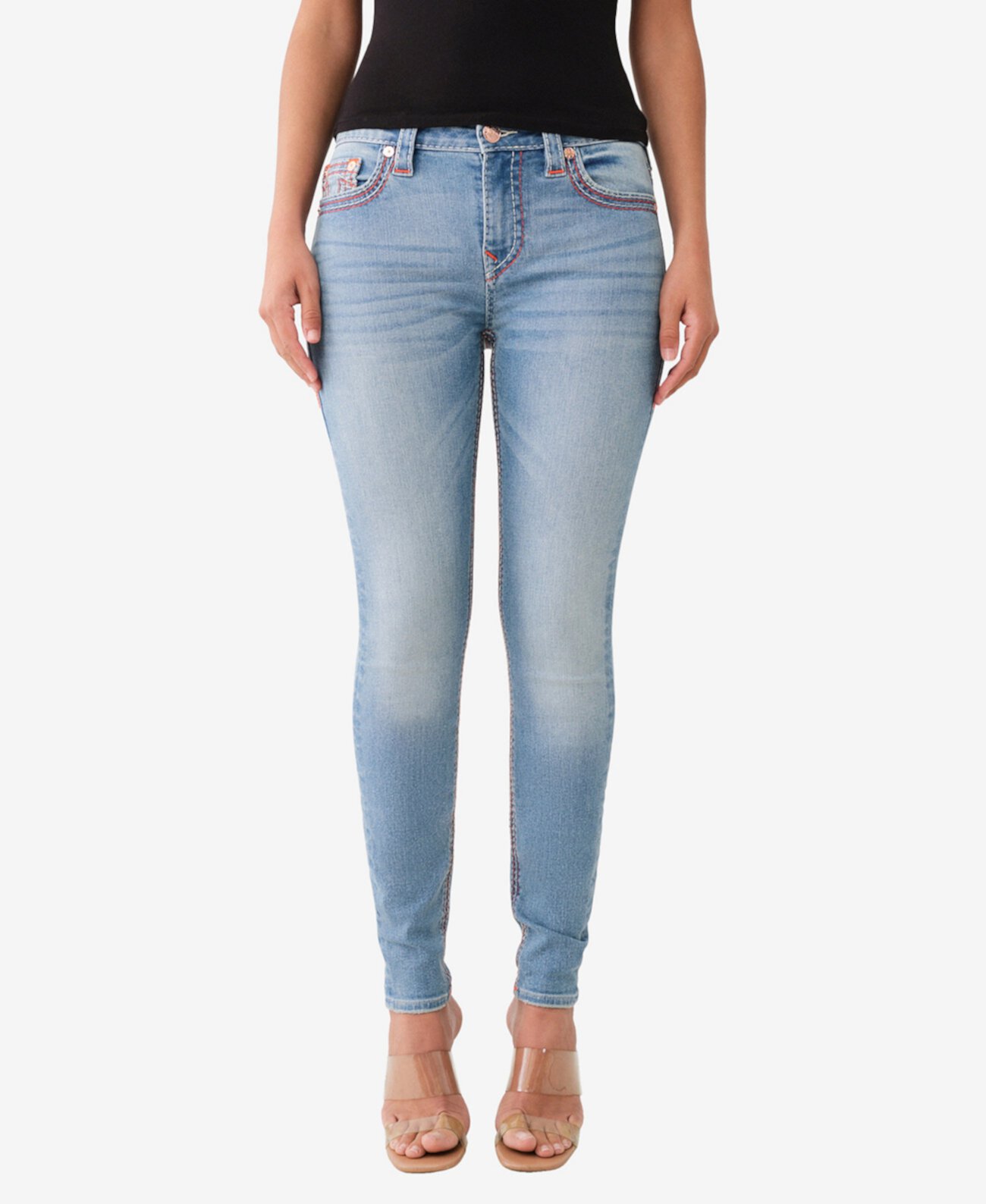 Женские Джинсы skinny True Religion Jennie No Flap Big QT Super Skinny True Religion