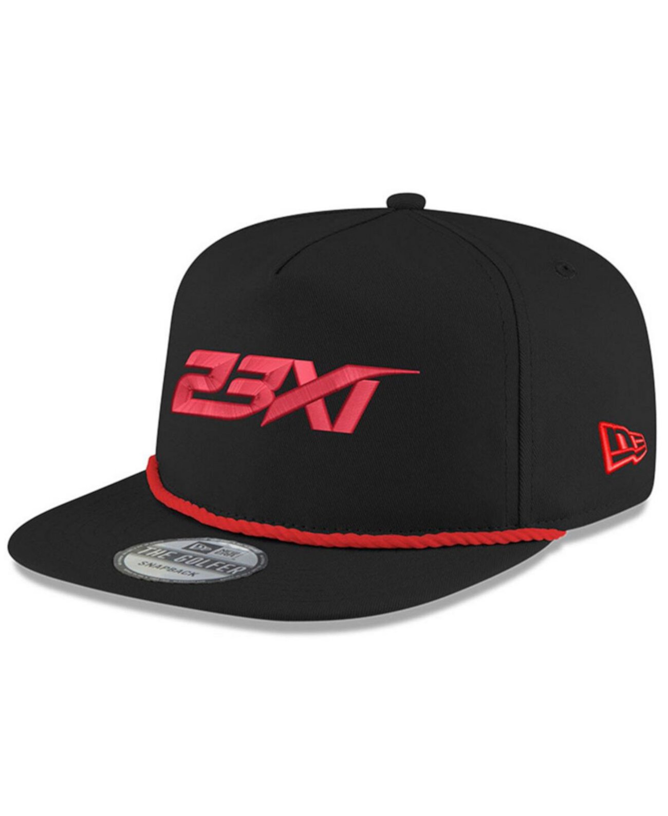 Men's Black 23XI Racing Golfer Snapback Hat 23xi Racing
