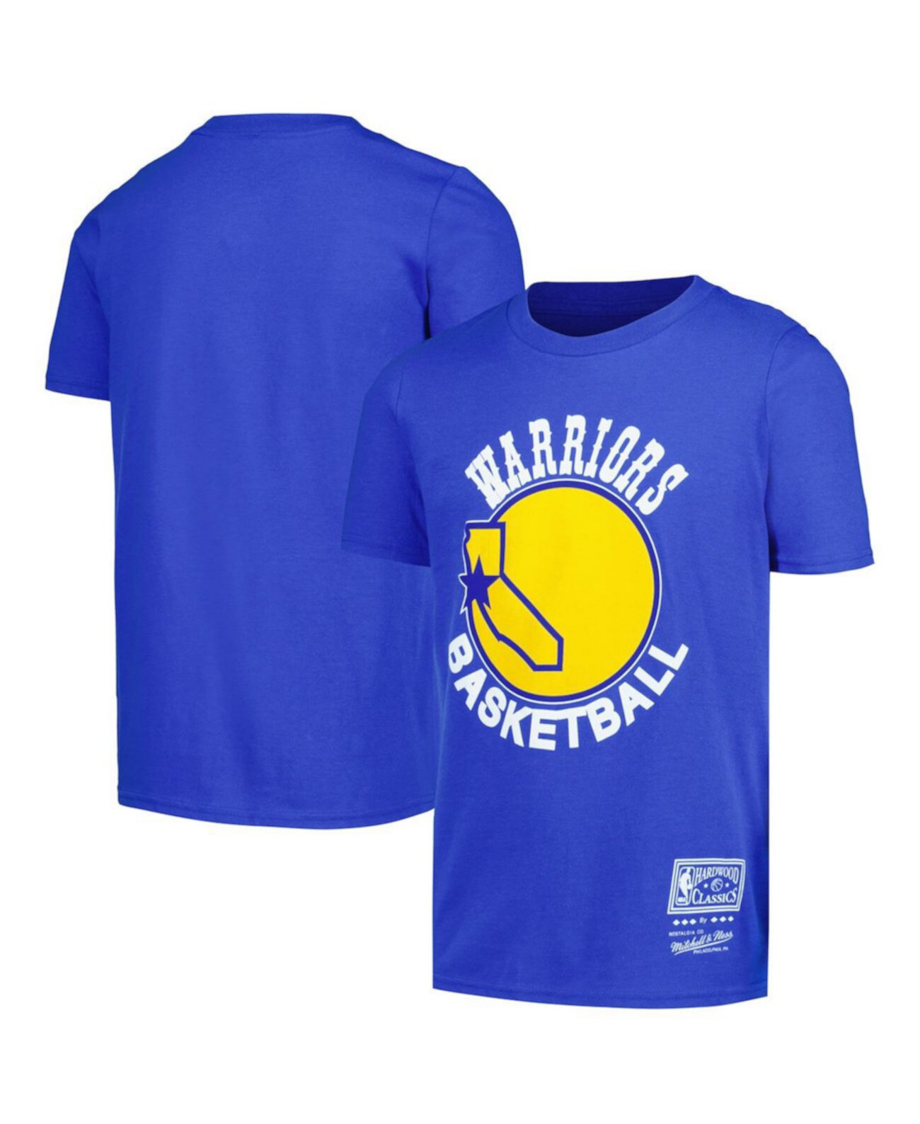 Детская Футболка Mitchell & Ness Golden State Warriors Hardwood Classics Retro Logo Mitchell & Ness