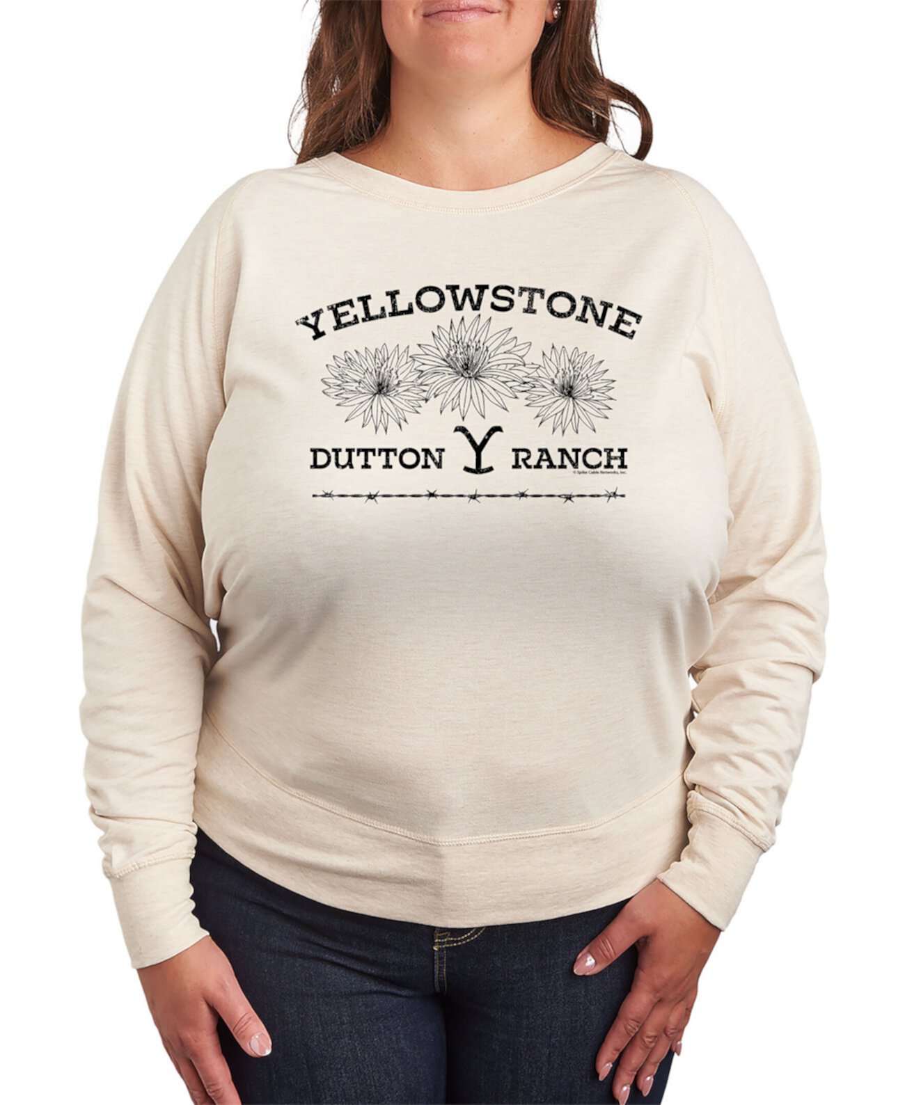Yellowstone Wildflowers Plus Size Graphic Pullover Hybrid Apparel