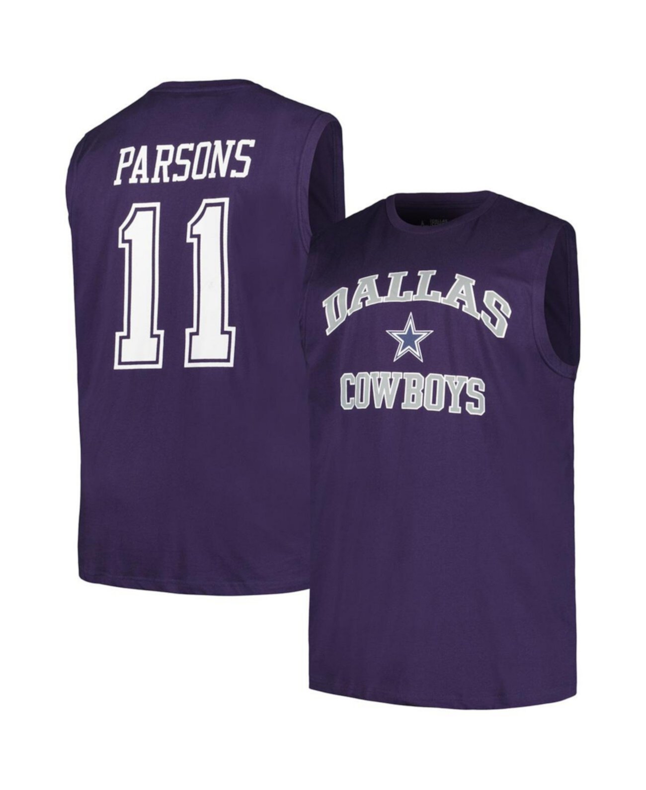 Мужская Джерси Fanatics Micah Parsons Navy Dallas Cowboys Big Tall Fanatics