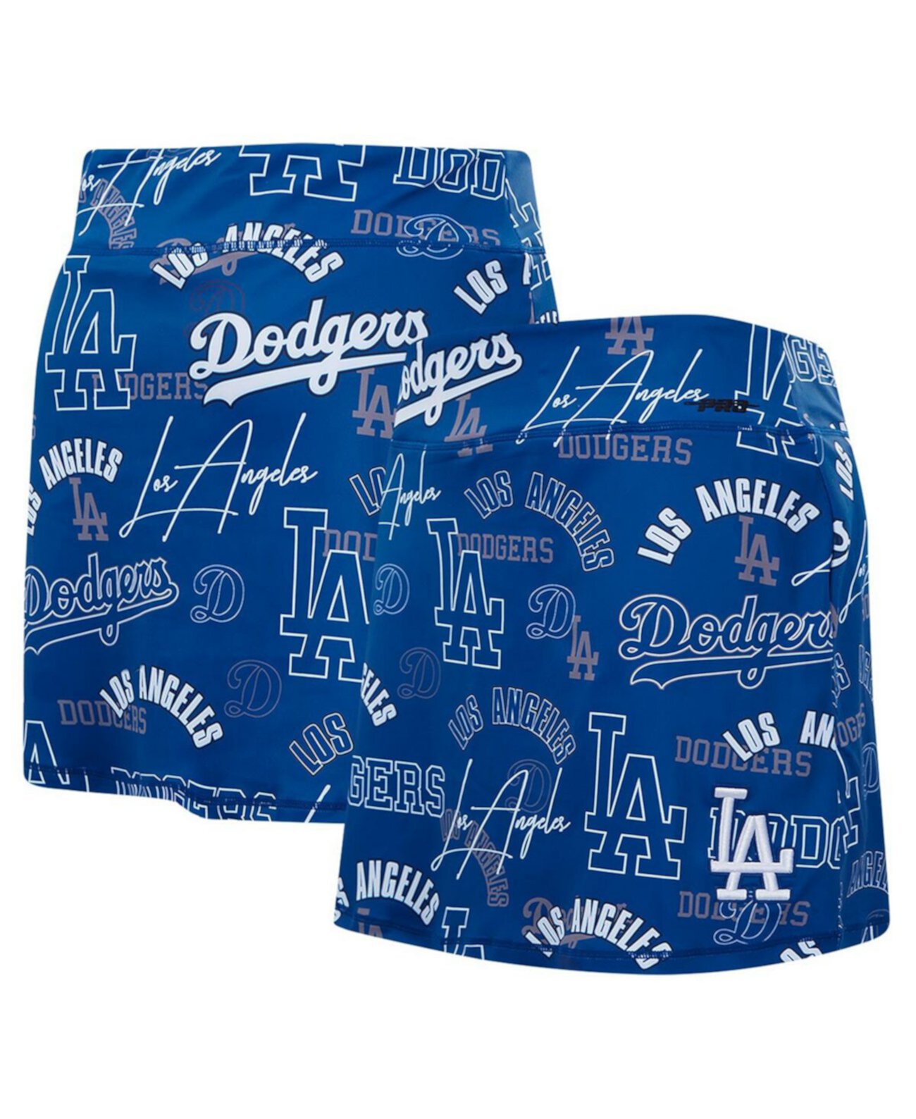 Women's Royal Los Angeles Dodgers Toss Logo Lux Skirt Pro Standard