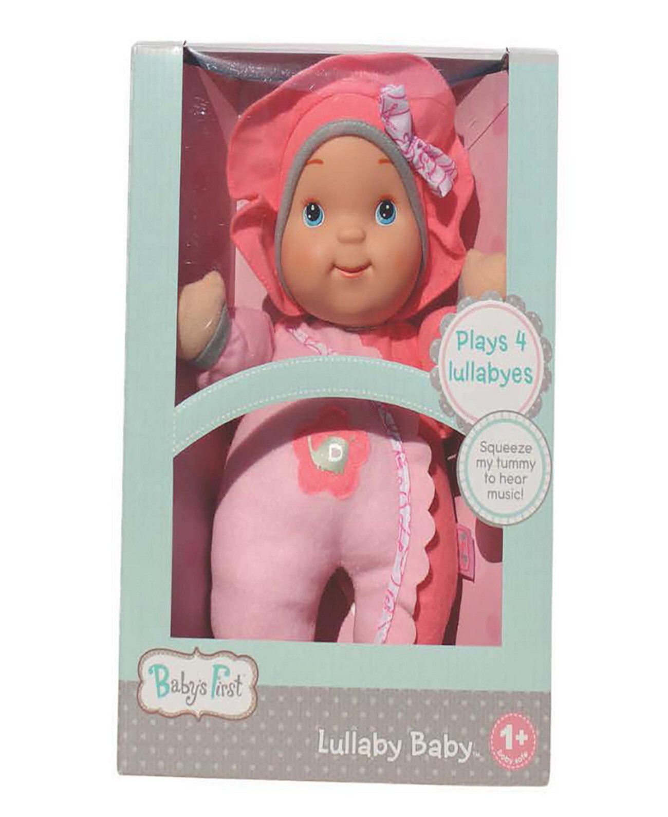 Soft Body Lullaby Baby Doll Pink Baby's First by Nemcor