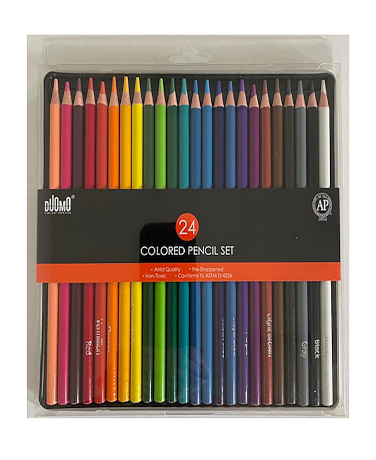Duomo 24-Piece Premium Colored Pencil Set Montrose Colors