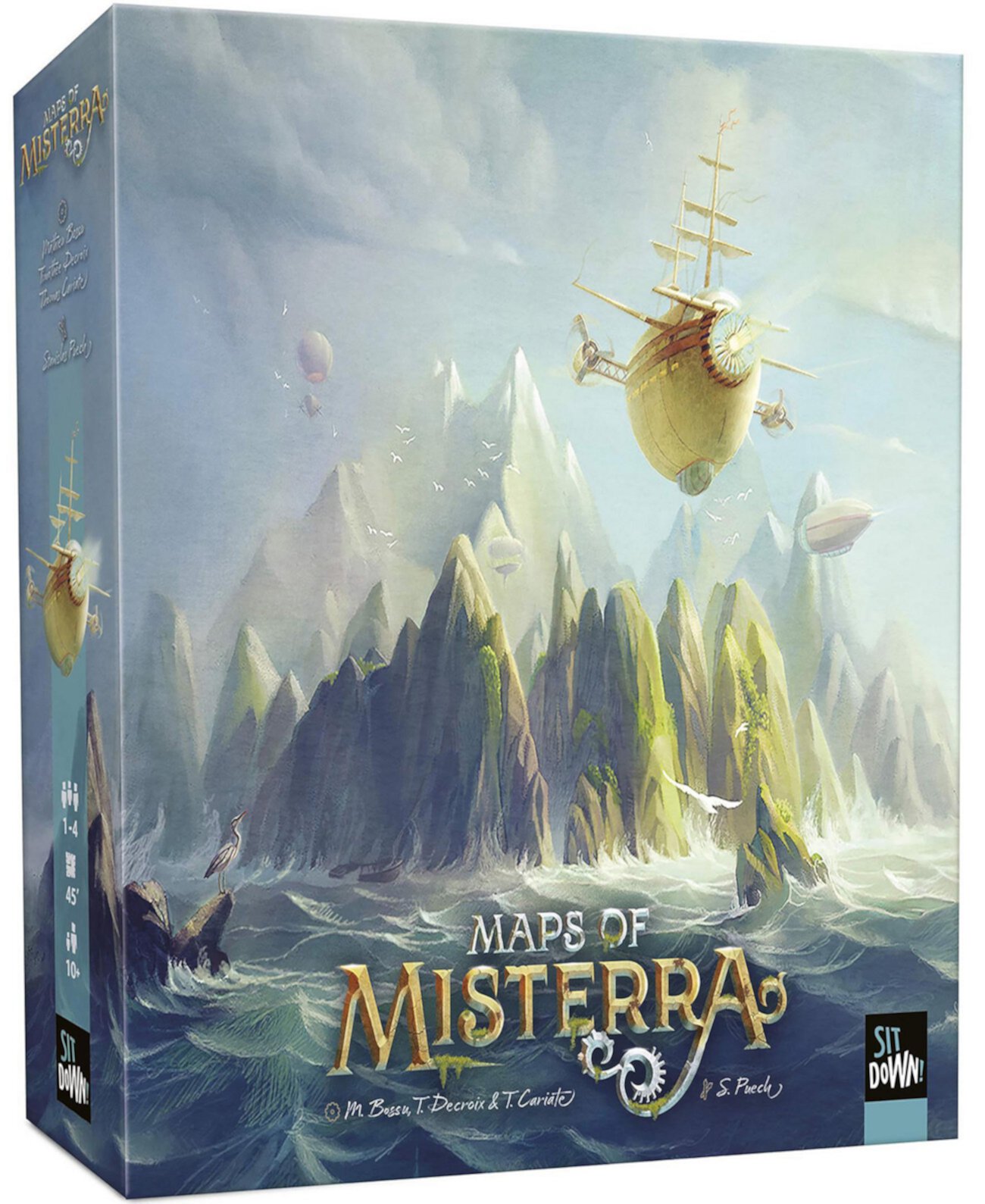 Maps Of Misterra Strategy Game Sit Down