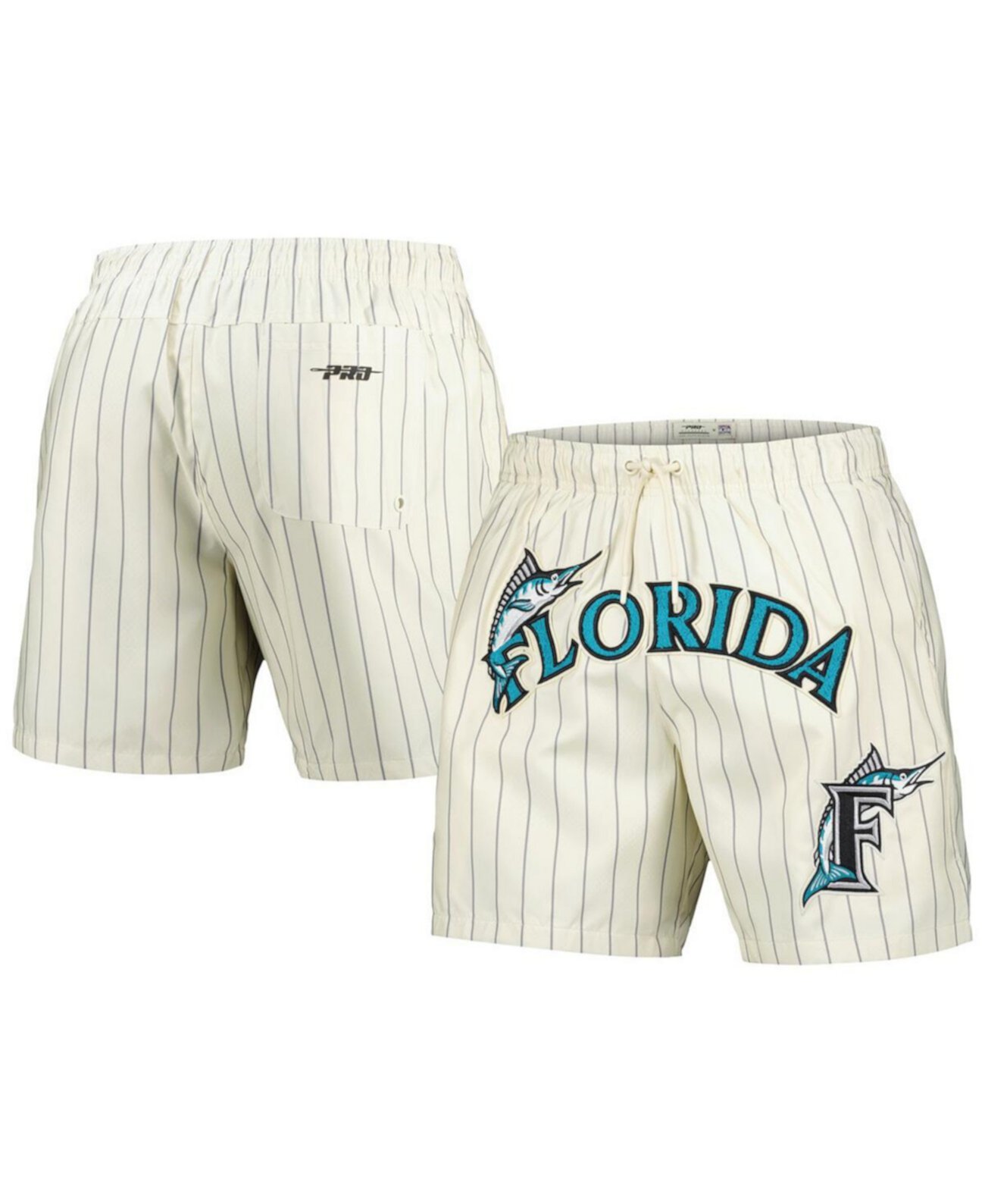 Мужские Спортивные шорты Pro Standard Florida Marlins Coopertown Collection Pro Standard