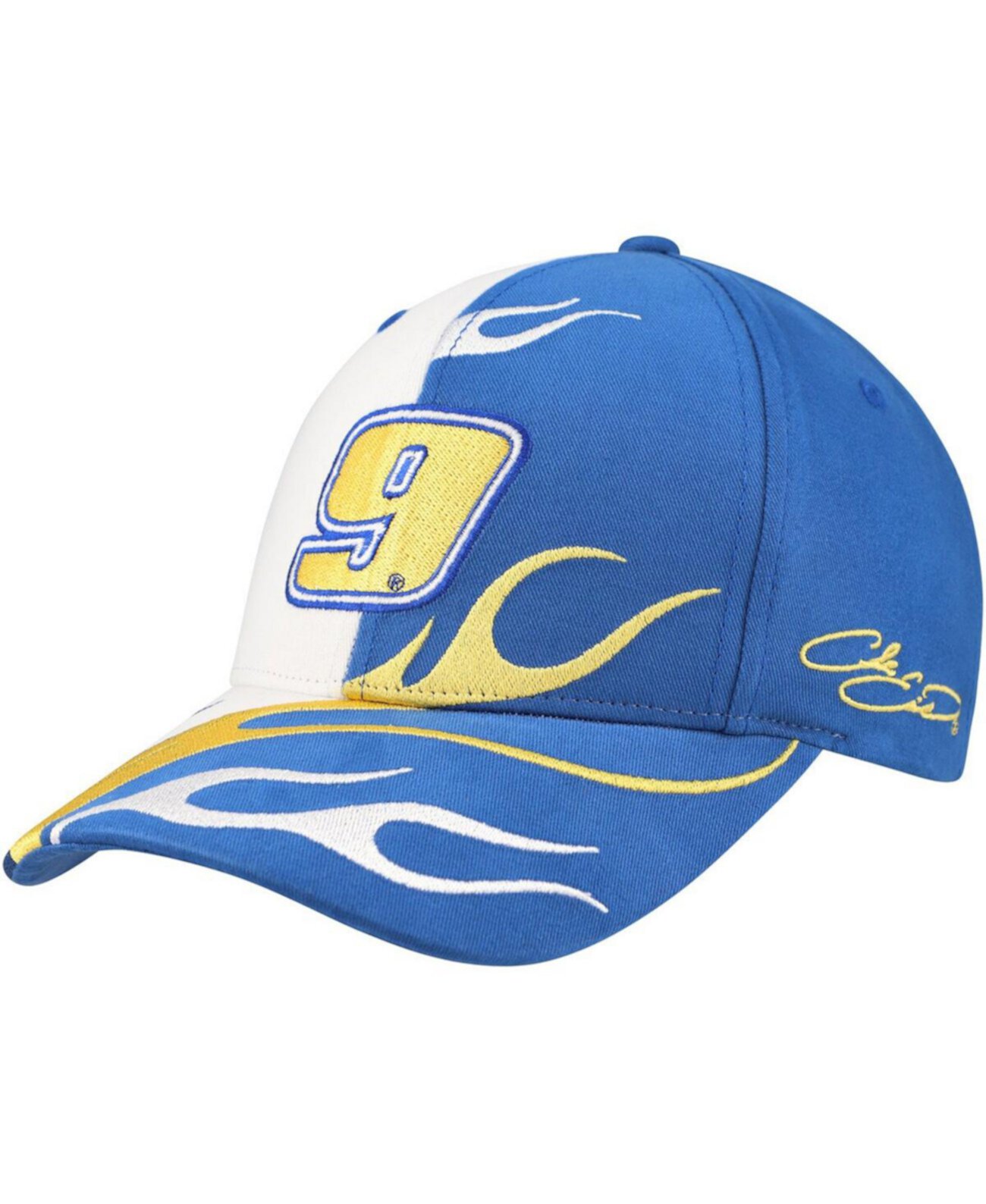 Men's Blue Chase Elliott Flame Adjustable Hat Hendrick Motorsports Team Collection