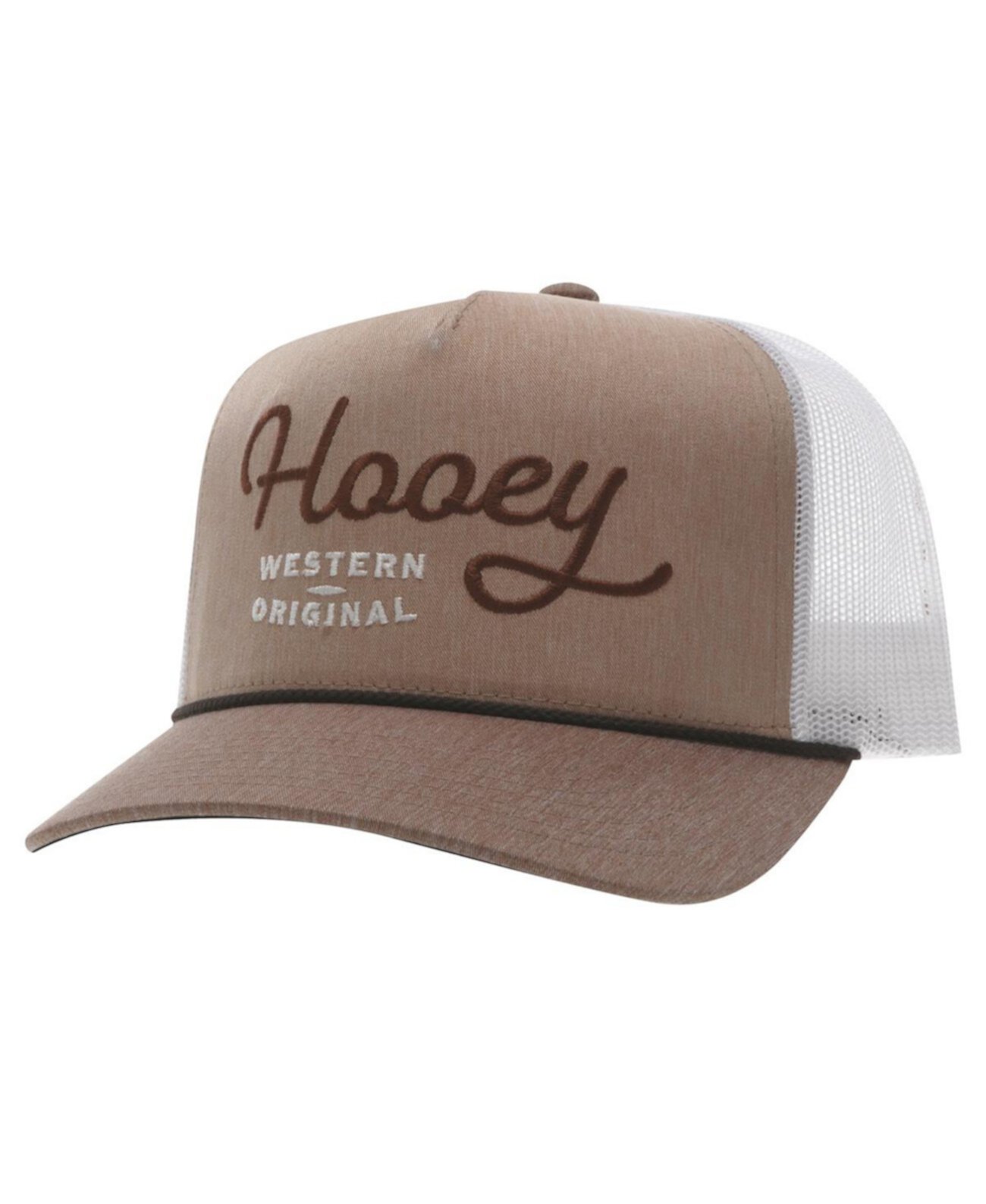 Men's Tan/ OG High Profile Trucker Snapback Hat Hooey