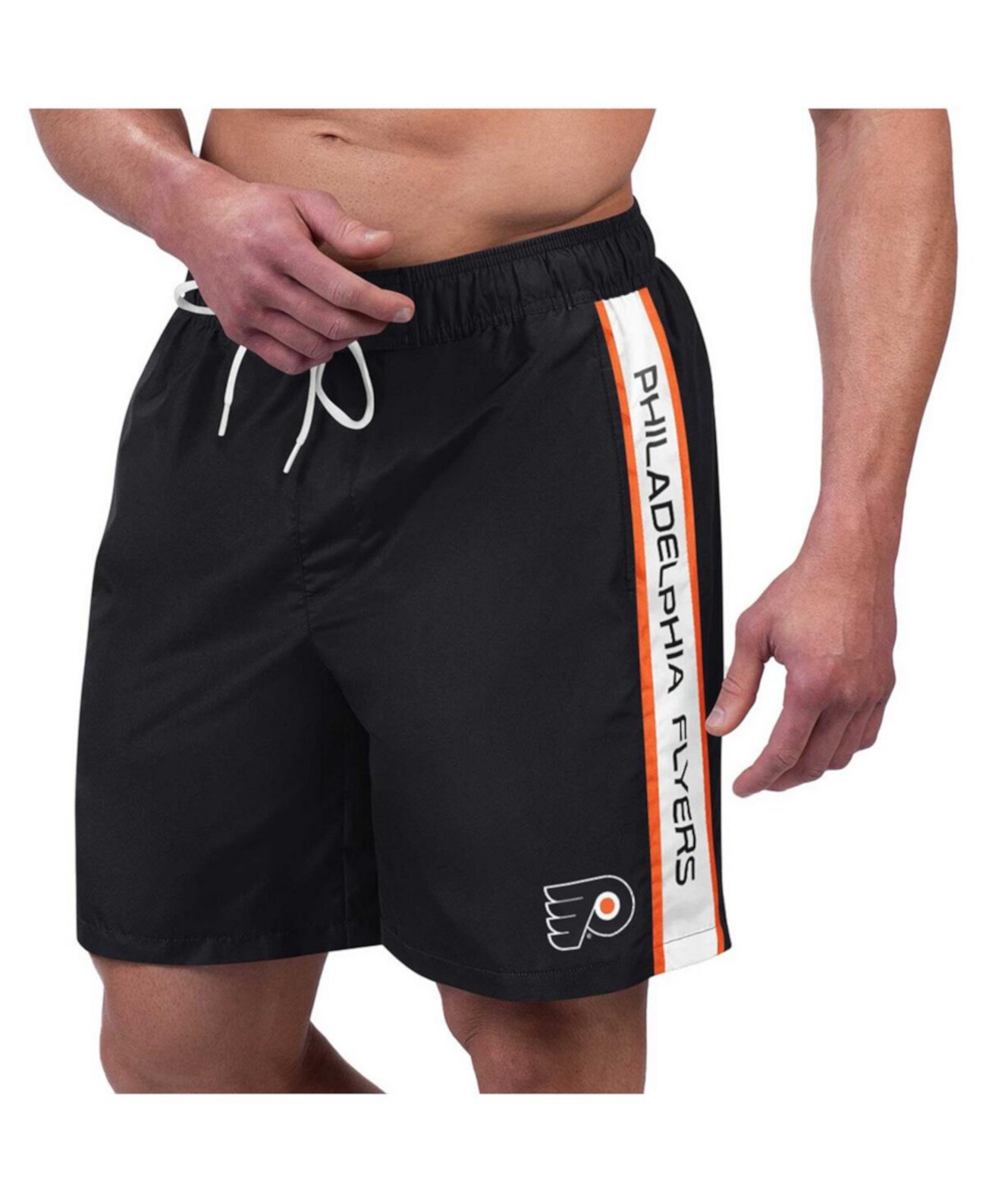 Men's Philadelphia Flyers Streamline Volley Swim Trunks G-III Sports