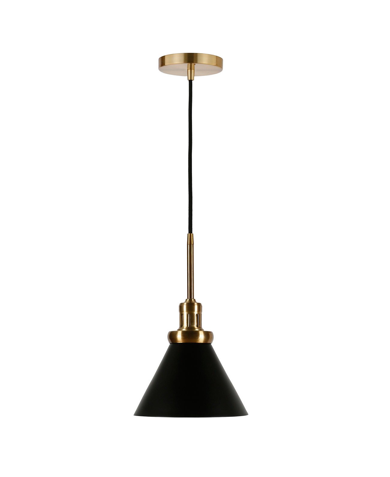 Zeno 8.5" Wide Pendant with Metal Shade Hudson & Canal