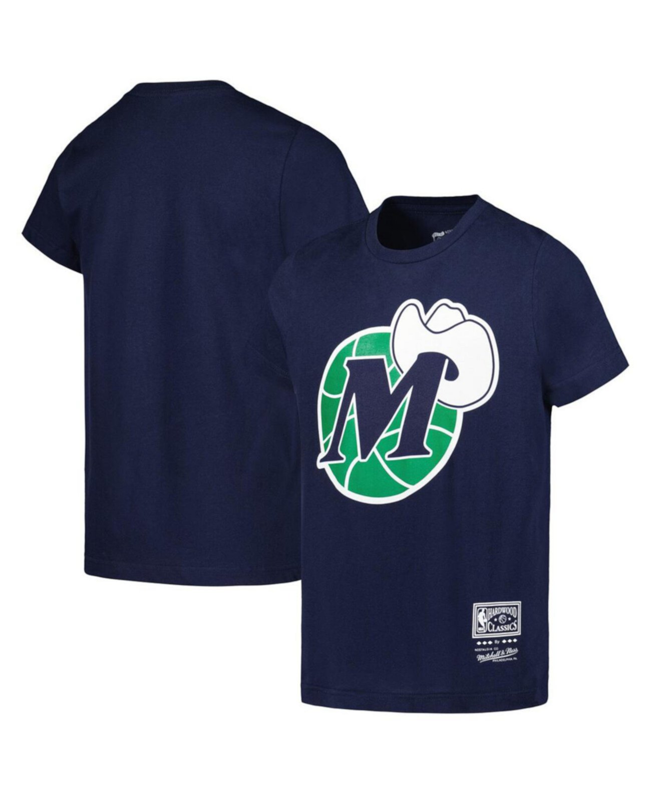 Детская Футболка Mitchell & Ness Dallas Mavericks Hardwood Classics Retro Logo Mitchell & Ness