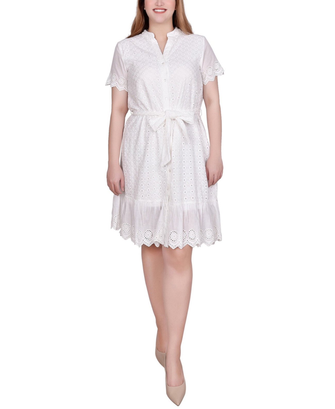 Девочки Платье NY Collection Eyelet Flounced NY Collection