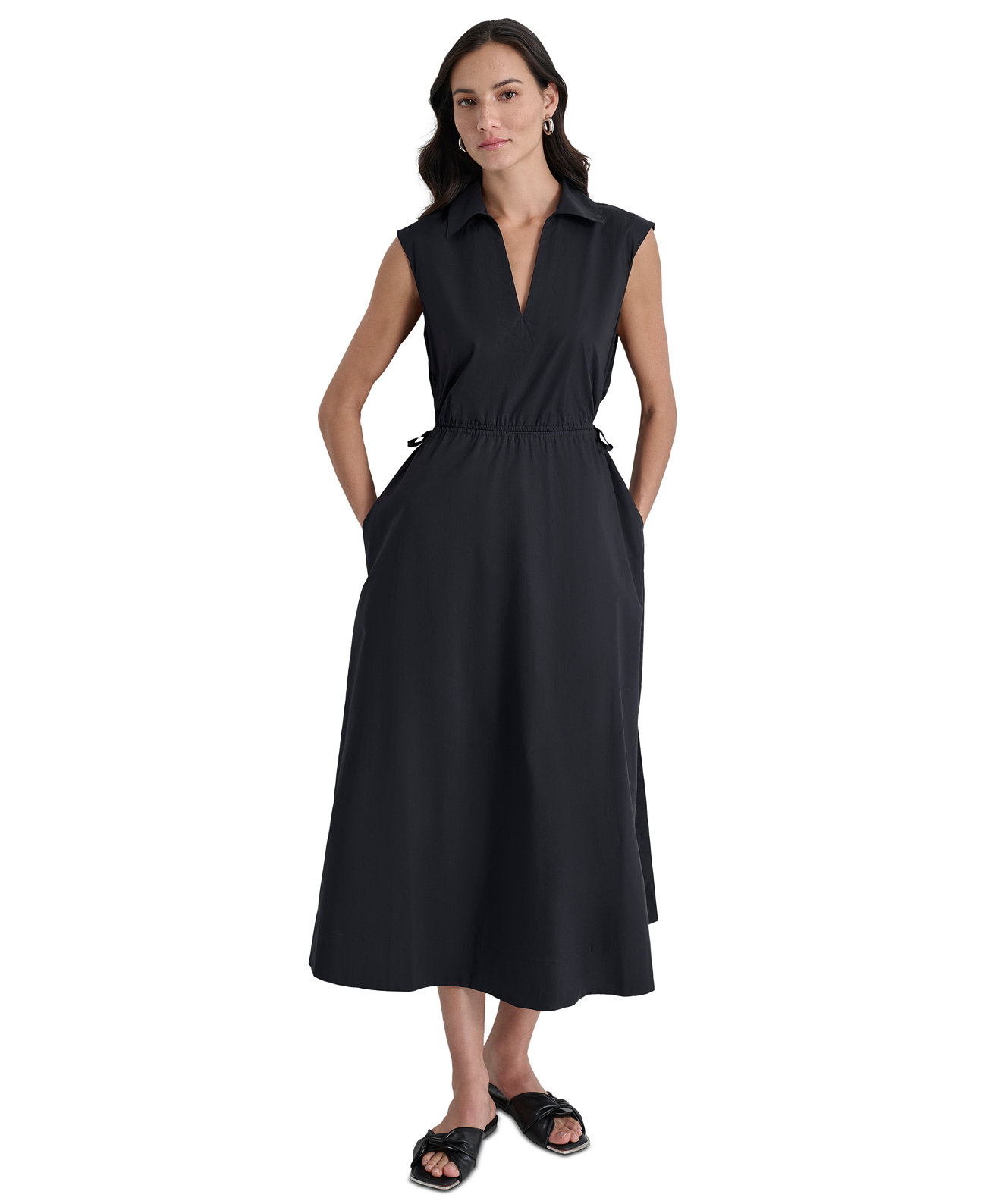Women's Back-Cut-Out Sleeveless Maxi Dress DKNY