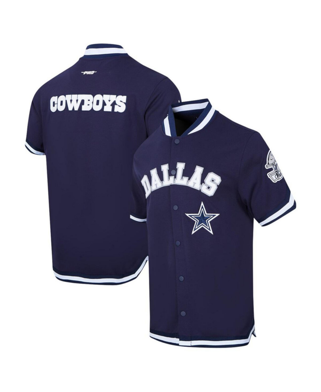 Мужская Куртка Pro Standard Dallas Cowboys Classic Warm-Up Full-Snap Pro Standard