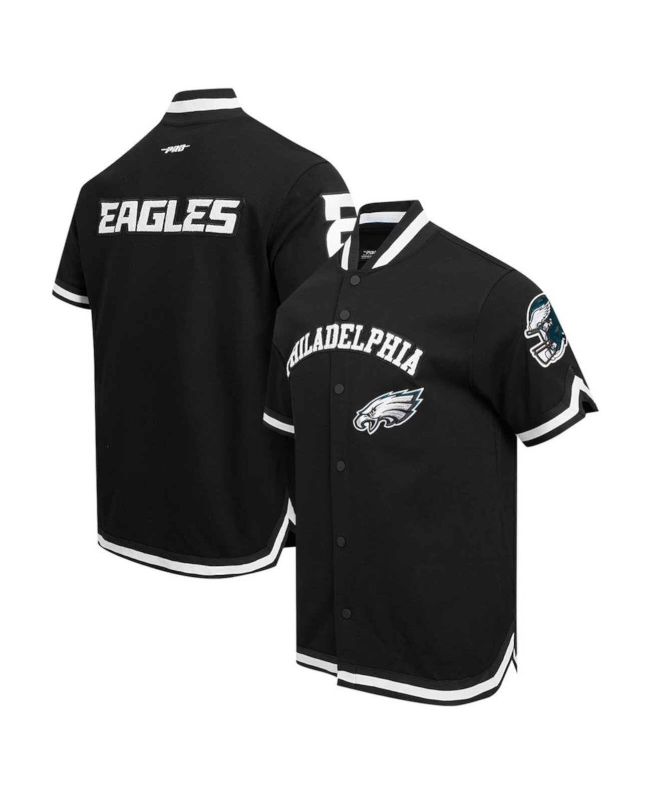 Мужская Куртка Pro Standard Philadelphia Eagles Classic Warm-Up Full-Snap Pro Standard