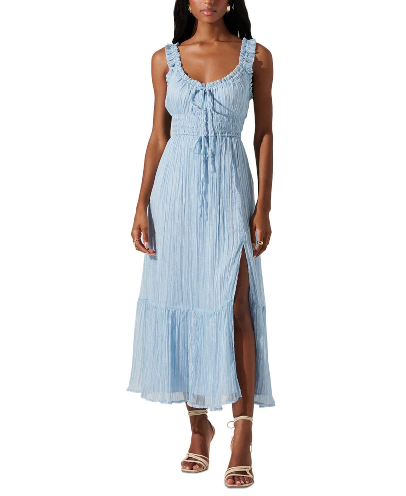 Women's Alamea Crinkle-Pleat Dress ASTR