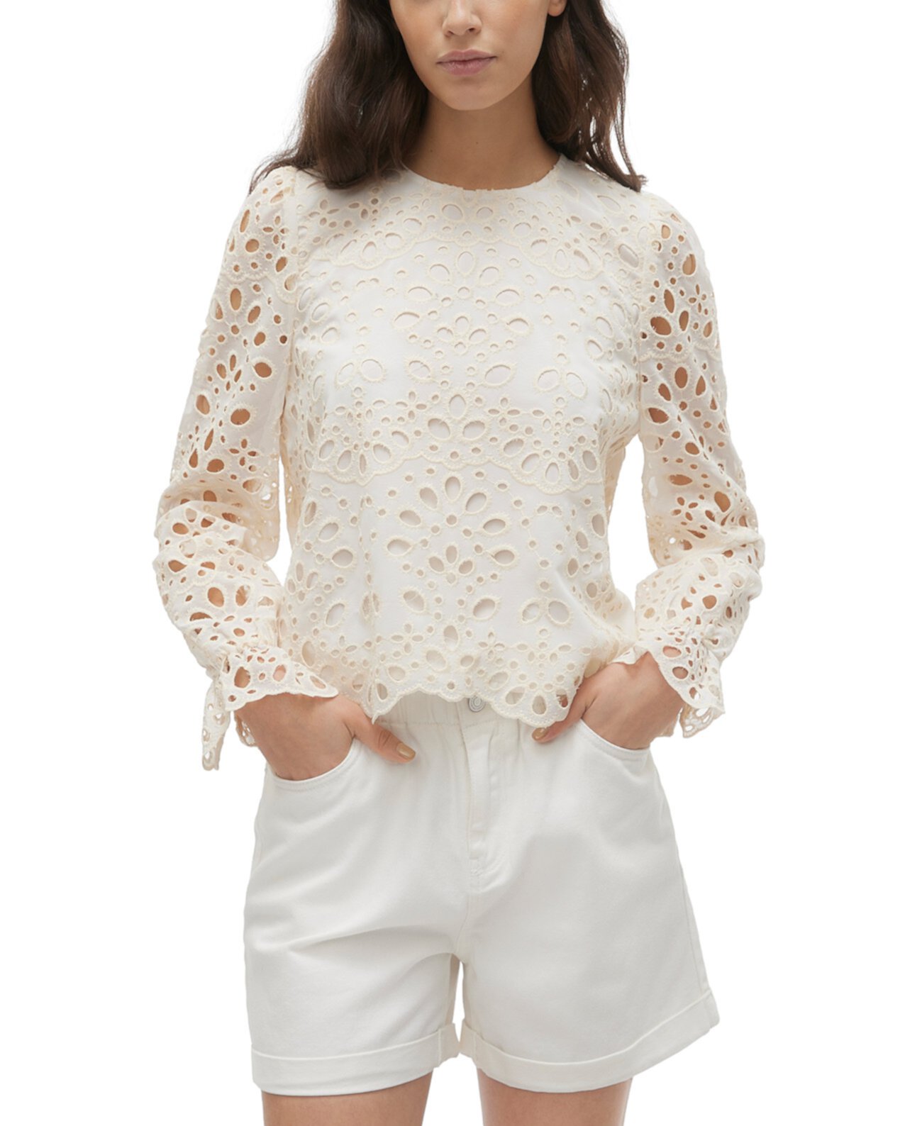 Women's Kejsa Embroidered Top VERO MODA