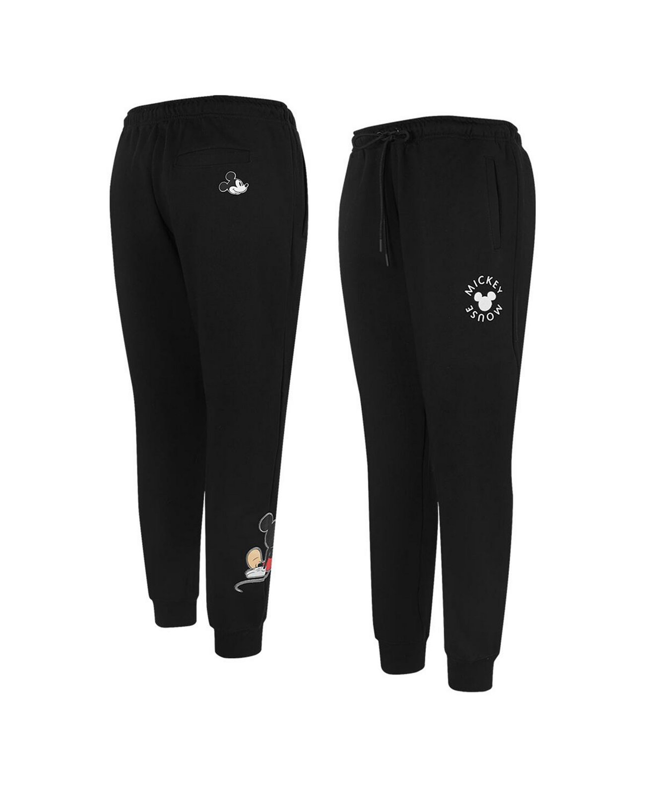 Women's Black Mickey Mouse Happiness Fleece Jogger Freeze Max