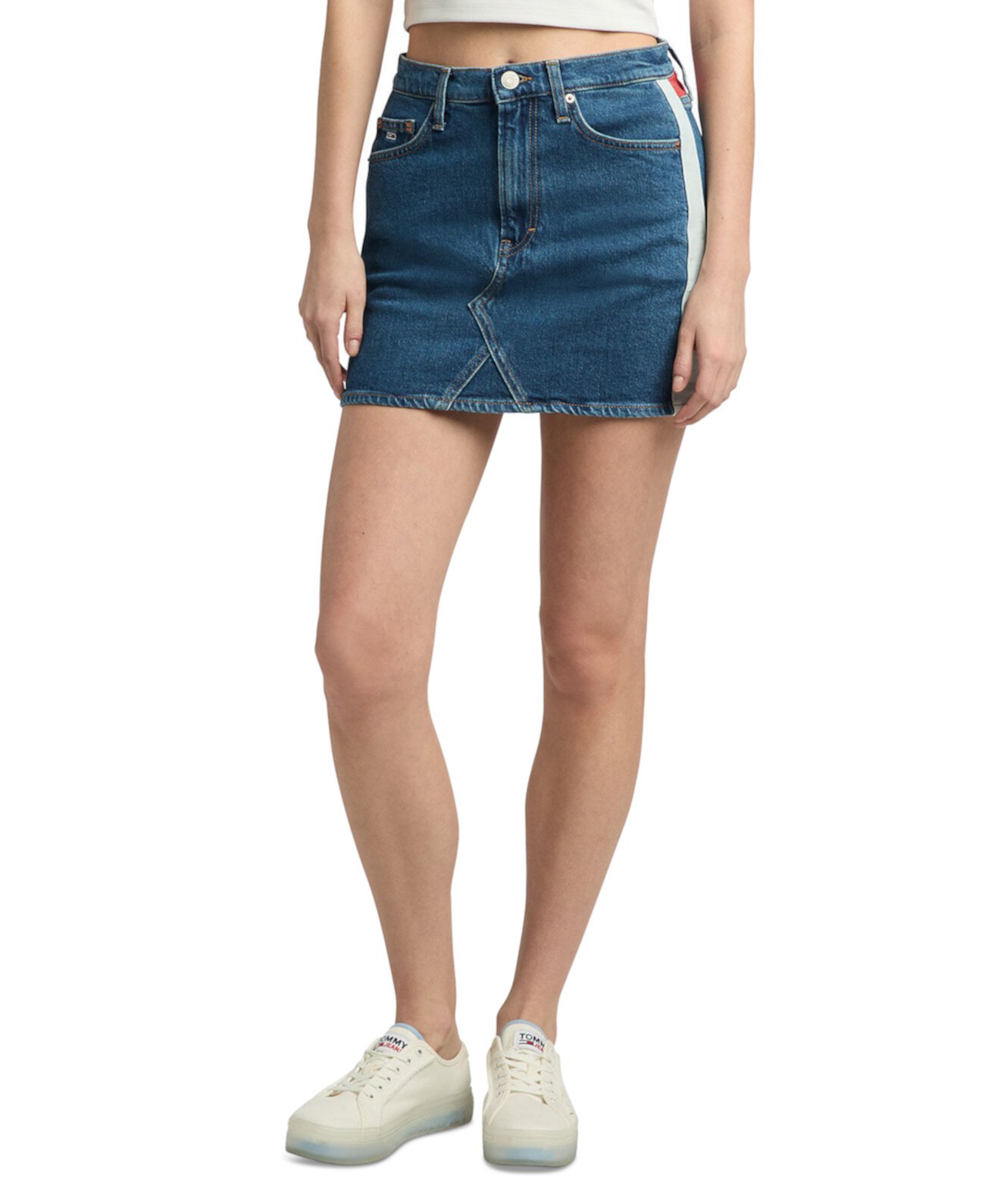 Women's Izzie Denim Flag Mini Skirt Tommy Jeans