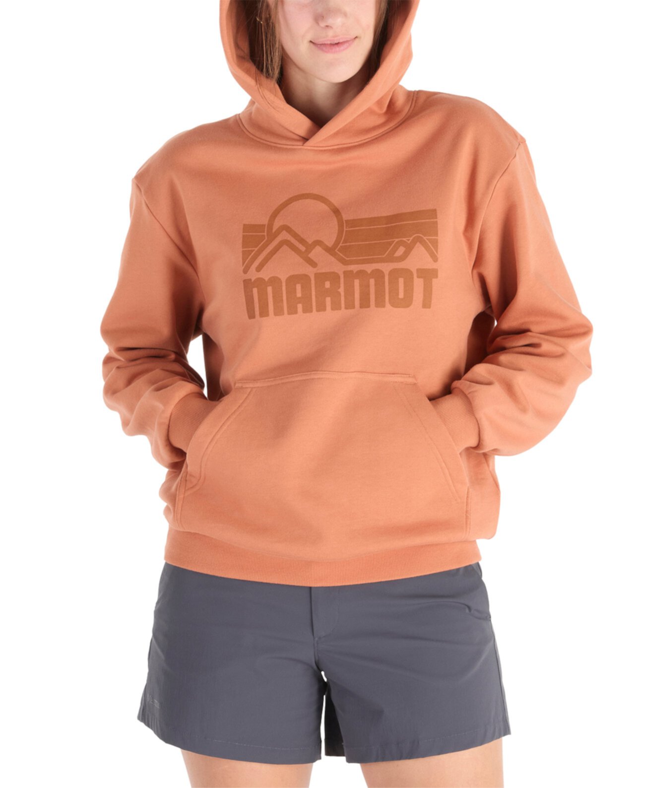Women's Coastal Graphic-Print Long-Sleeve Hoodie Marmot