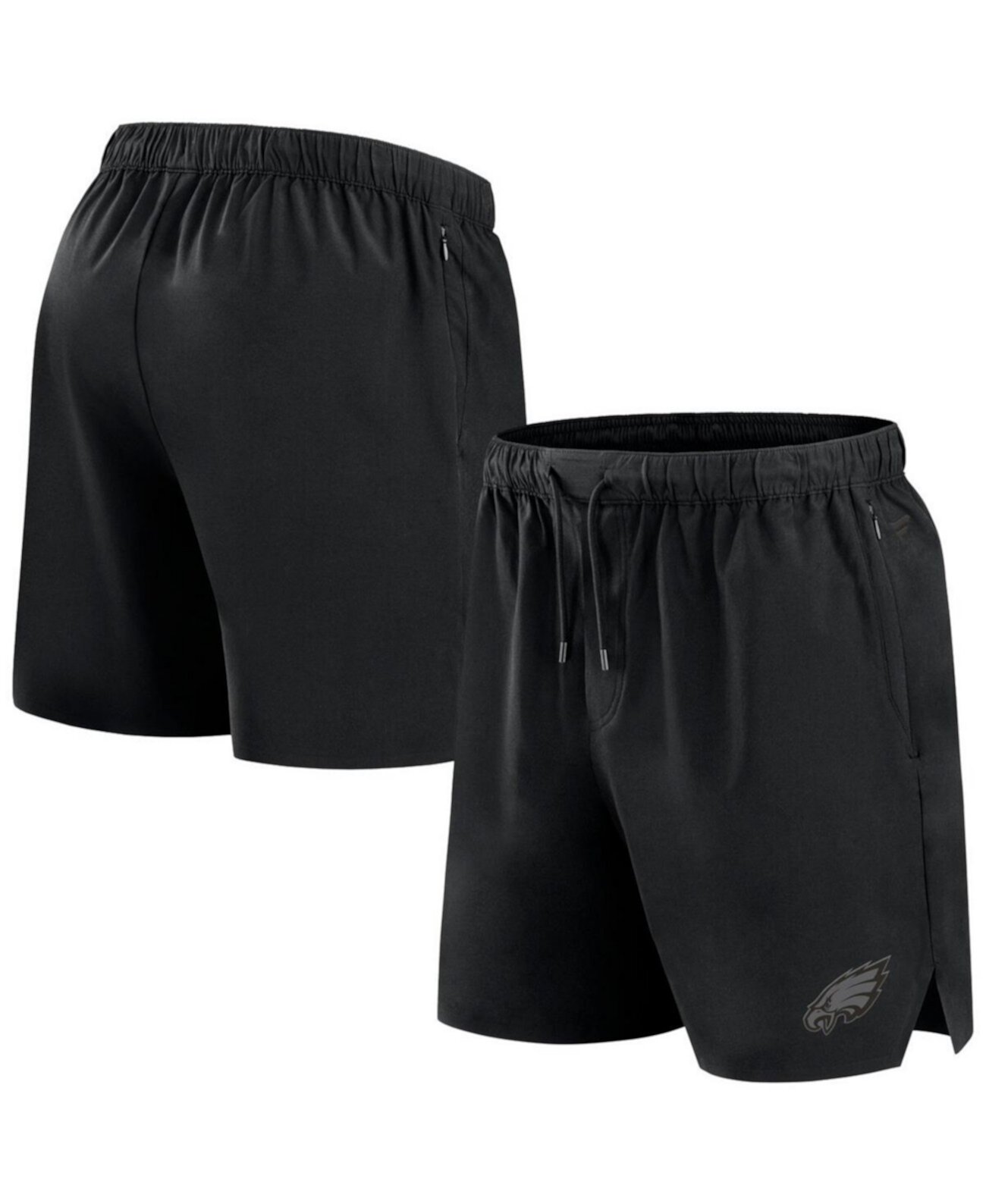 Men's Black Philadelphia Eagles Front Office Woven Shorts Fanatics Signature