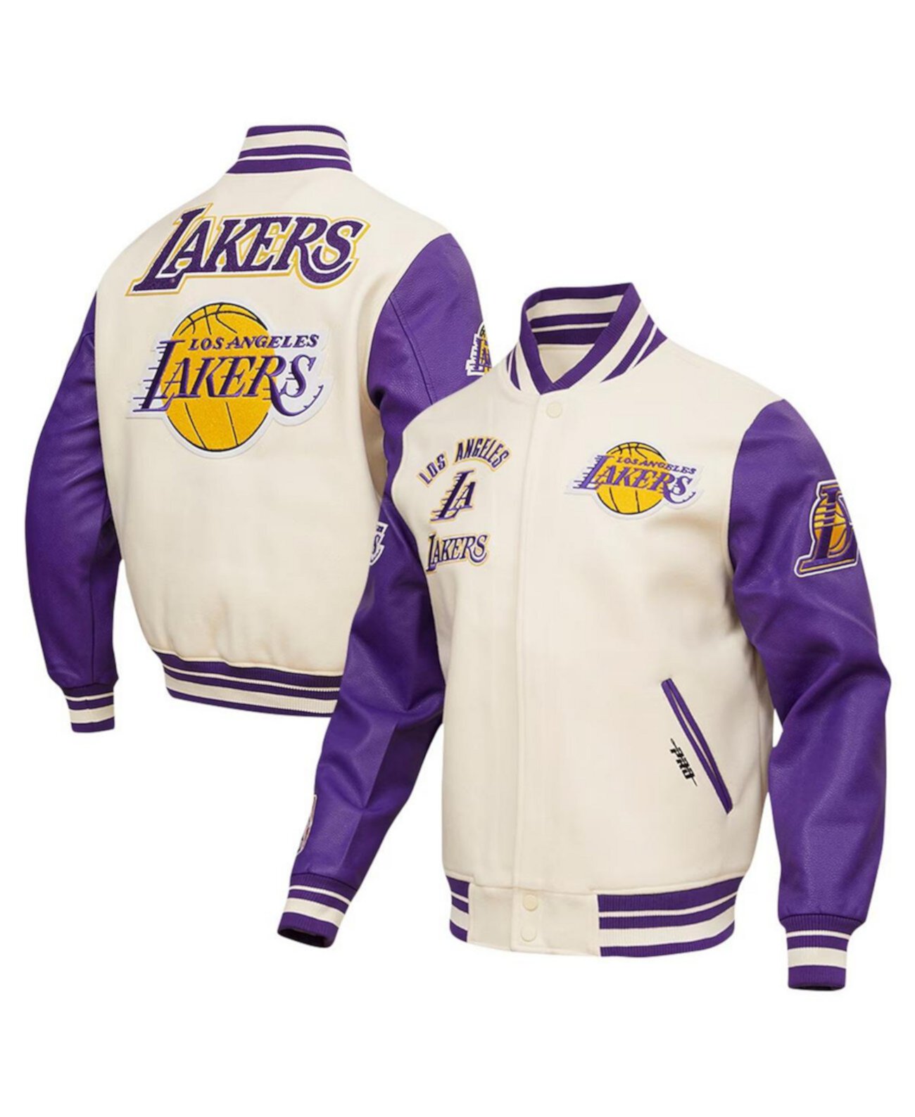 Мужская Куртка Pro Standard Los Angeles Lakers Retro Classic Varsity Full-Zip Pro Standard