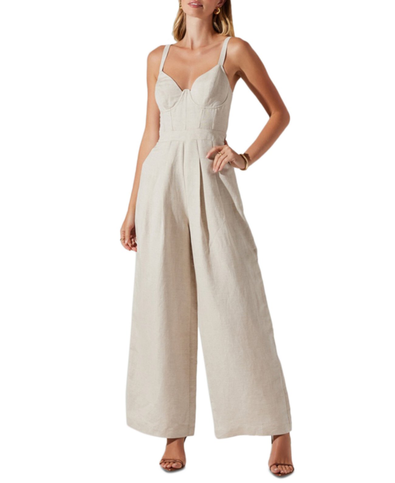 Women's Caspar Sleeveless Wide-Leg Jumpsuit ASTR