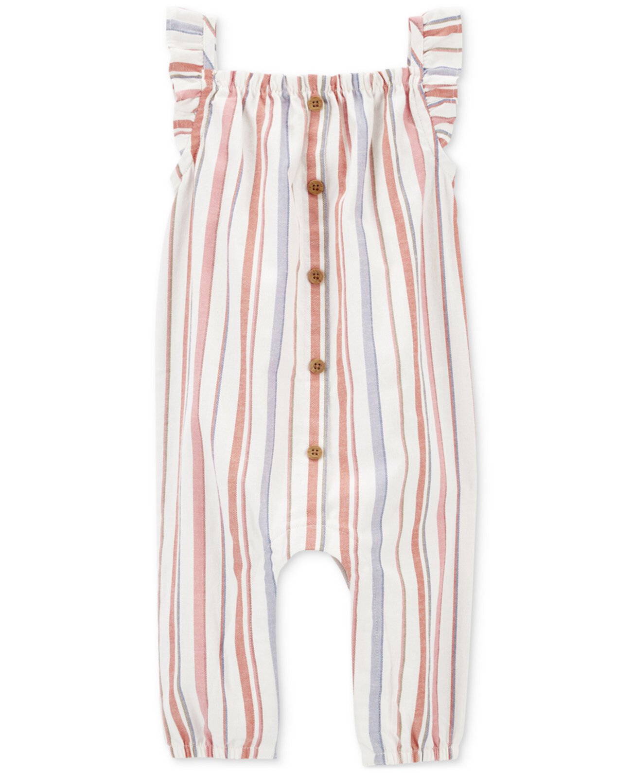 Ромпер Carter's Для девочек Baby Girls Striped Cotton Jumpsuit Carter's