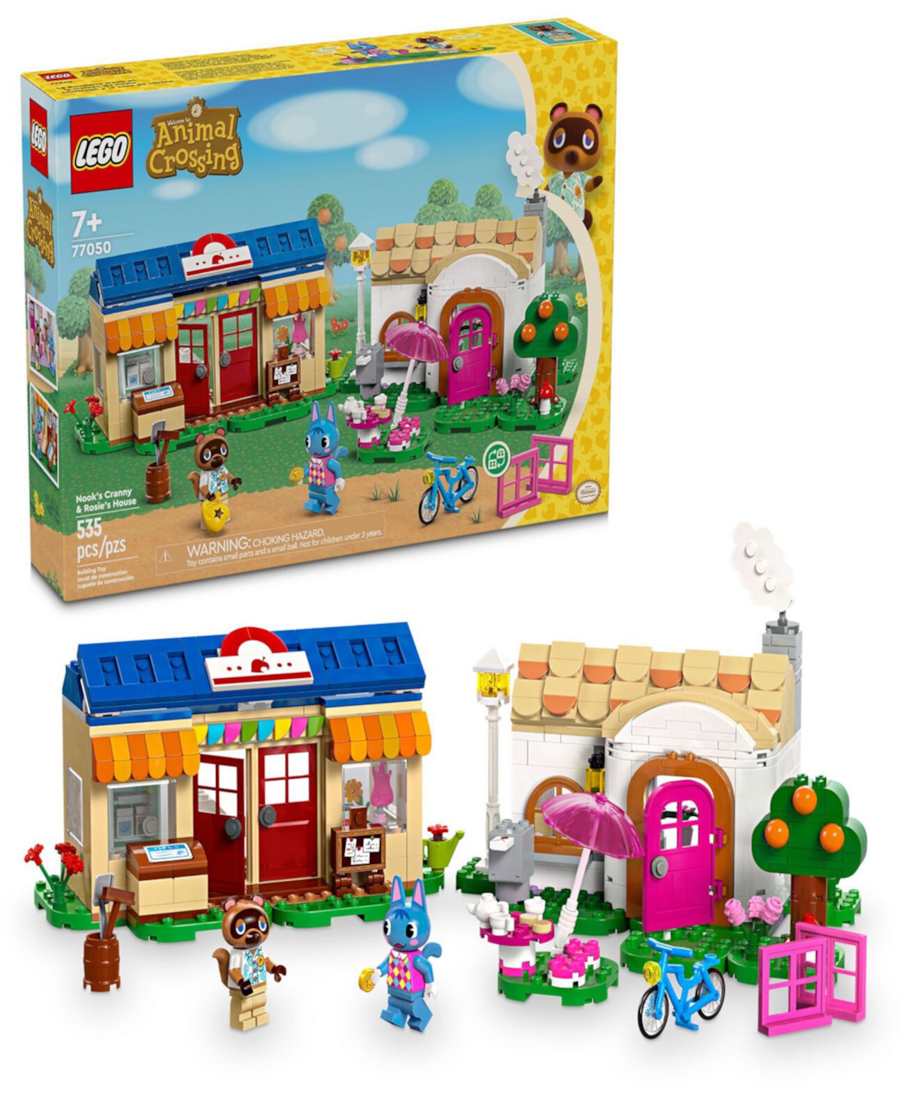 LEGO Animal Crossing Nook's Cranny Rosie's House 77050 Toy Building Set, 535 Pieces Lego