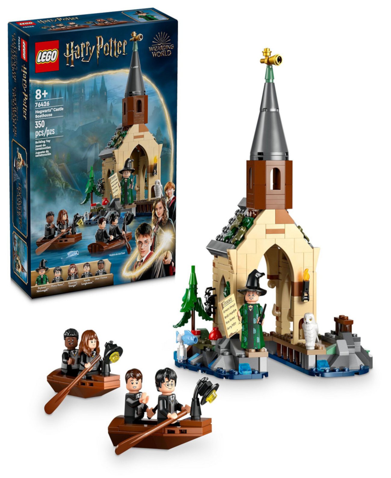 LEGO Harry Potter Hogwarts Castle Boathouse 76426 Toy Building Set, 350 Pieces Lego