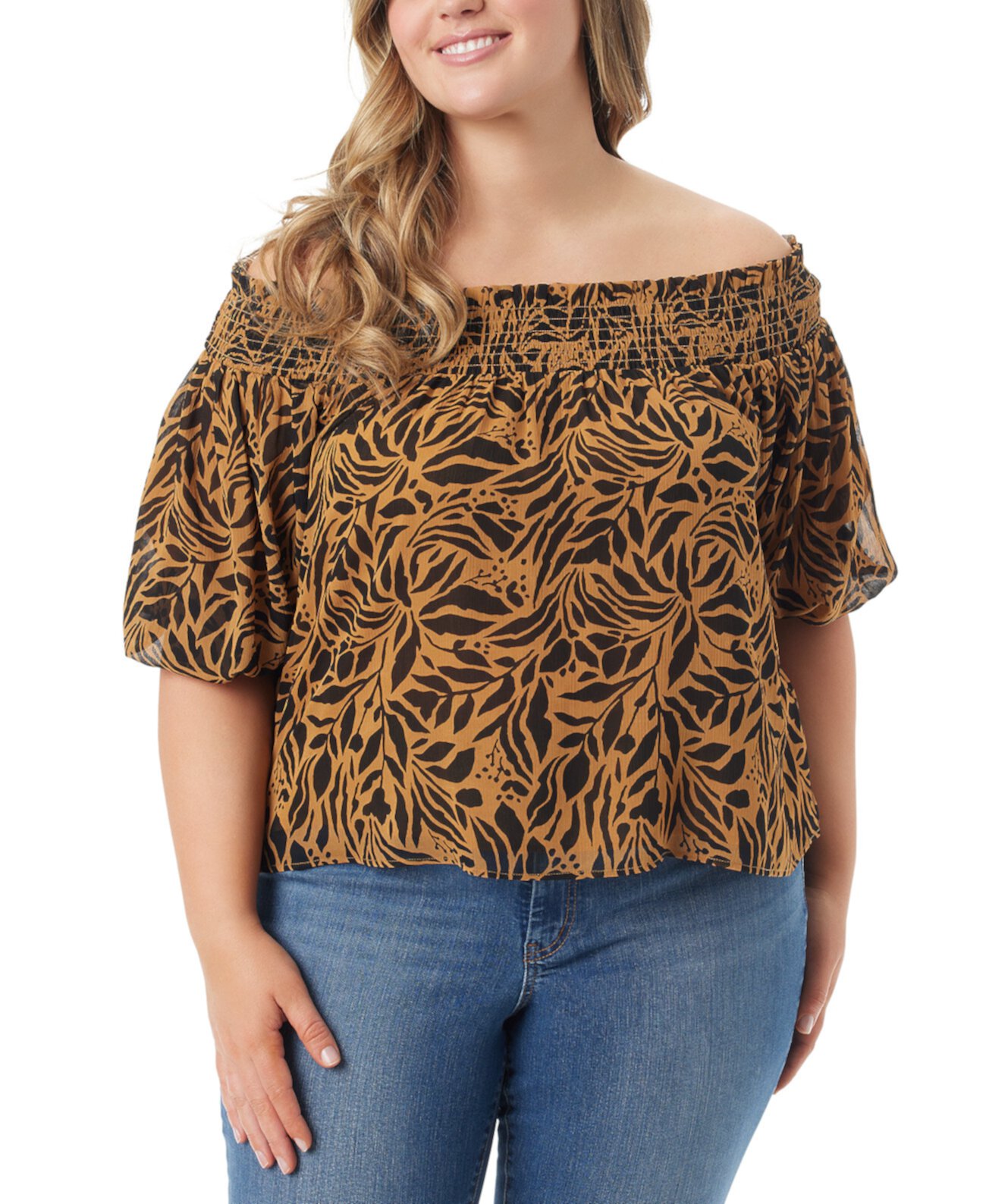 Trendy Plus Size Rosiya Off-The-Shoulder Top Jessica Simpson