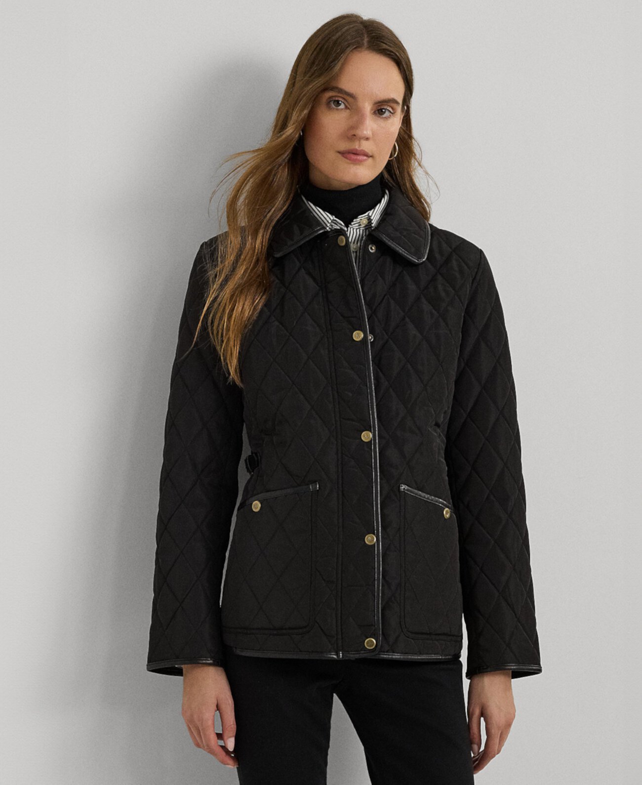 Женский Пуховик LAUREN Ralph Lauren Petite Quilted Collar Coat LAUREN Ralph Lauren