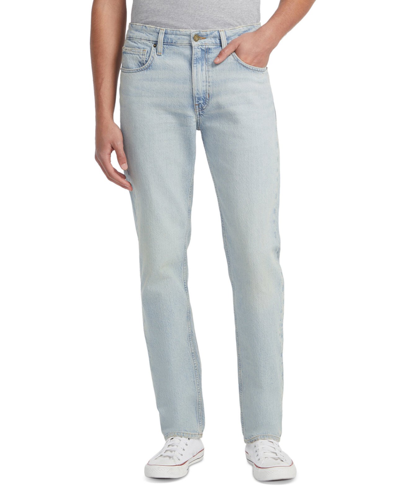 Мужские Прямые Джинсы GUESS Light-Wash GUESS JEANS