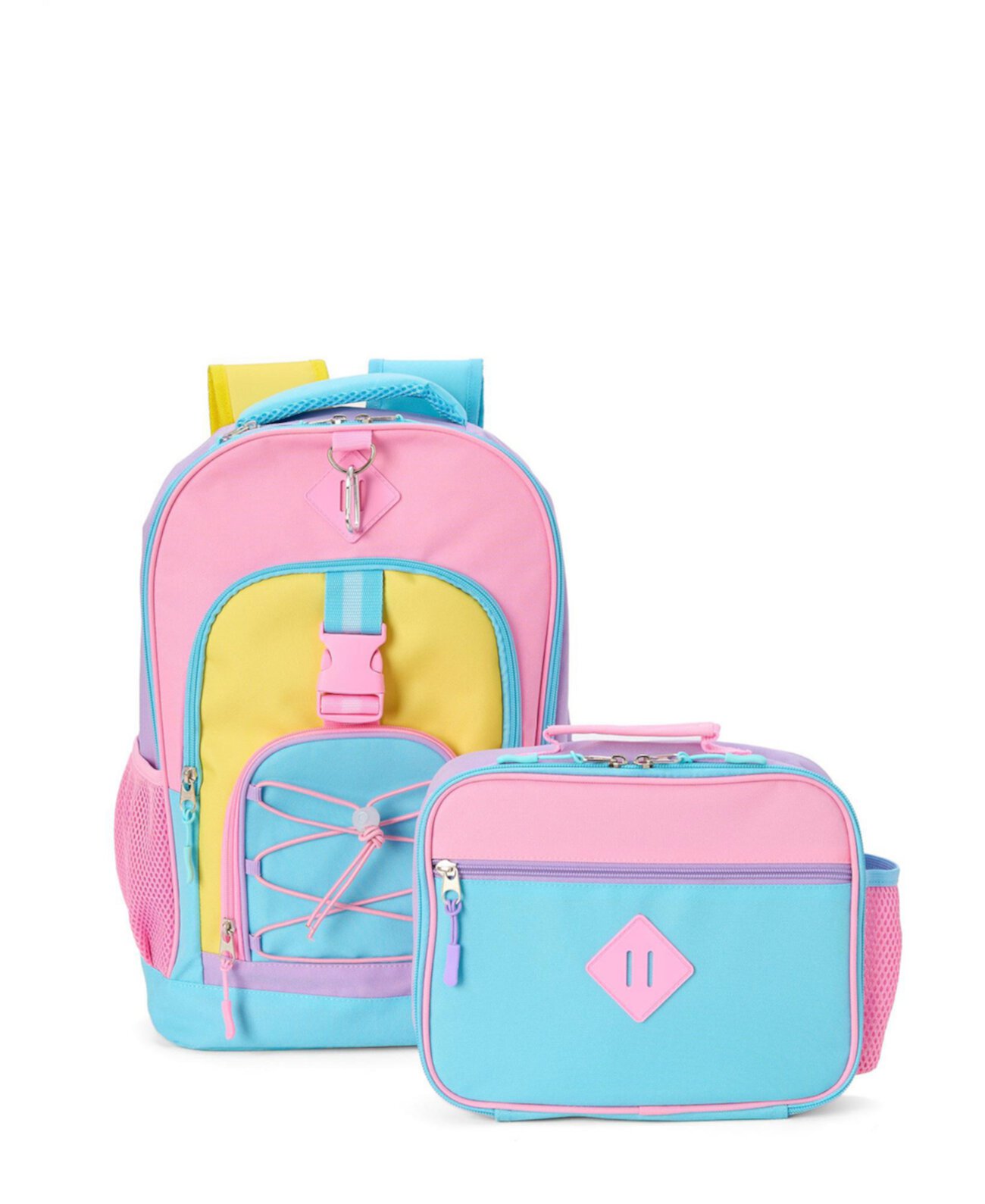 Girl's Pastel Lunchbox Backpack Set InMocean