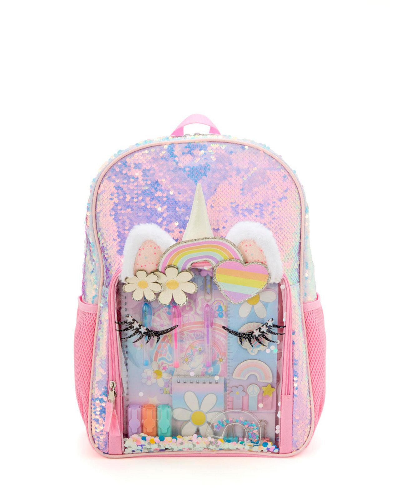 Girl's Unicorn Backpack Stationary Set InMocean