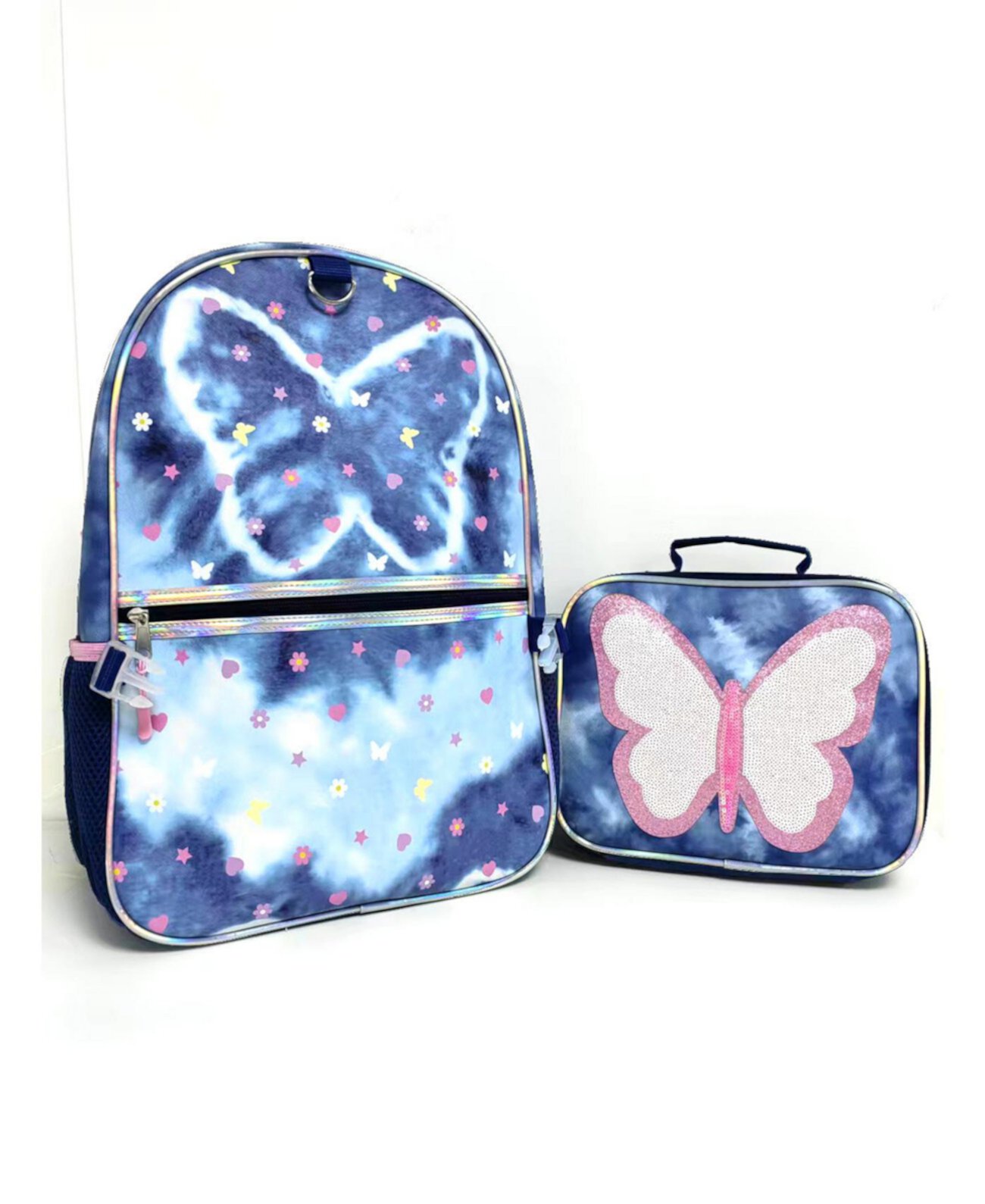 Girl's Tie Dye Butterfly Backpack Headphone Lunch Set InMocean