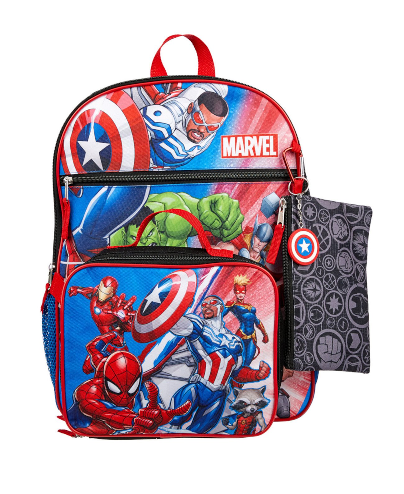Boy's 5 PC Backpack Set Avengers