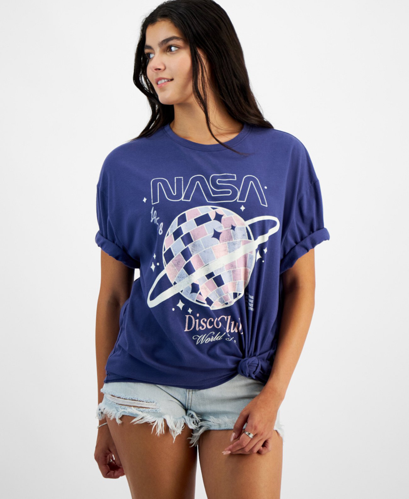 Juniors' NASA Graphic T-Shirt Grayson Threads, The Label